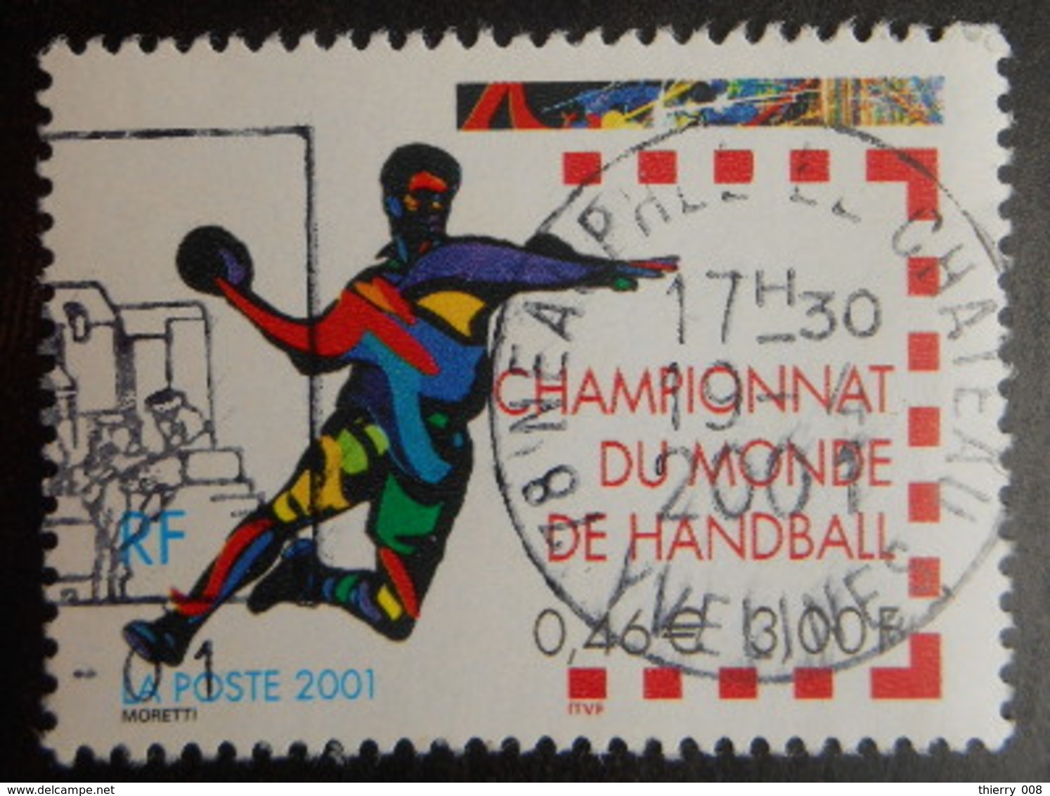 3367 France 2000 Oblitéré Championnat Du Monde De Handball - Used Stamps