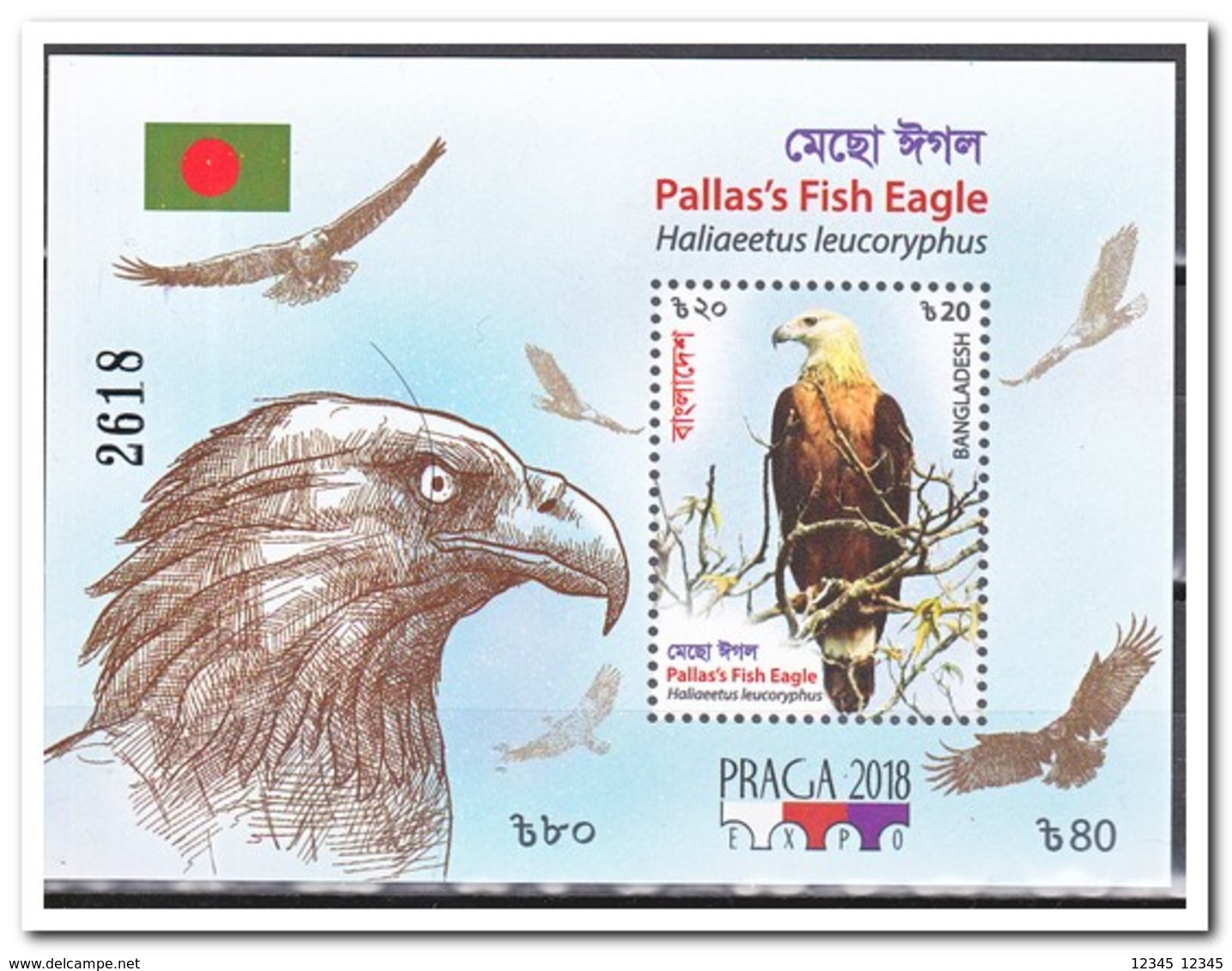 Bangladesh 2018, Postfris MNH, Birds PRAGA - Bangladesh