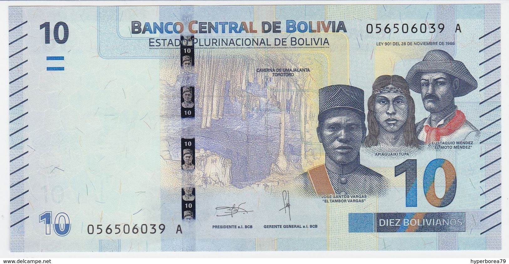 Bolivia NEW - 10 Bolivianos 2018 - UNC - Bolivie