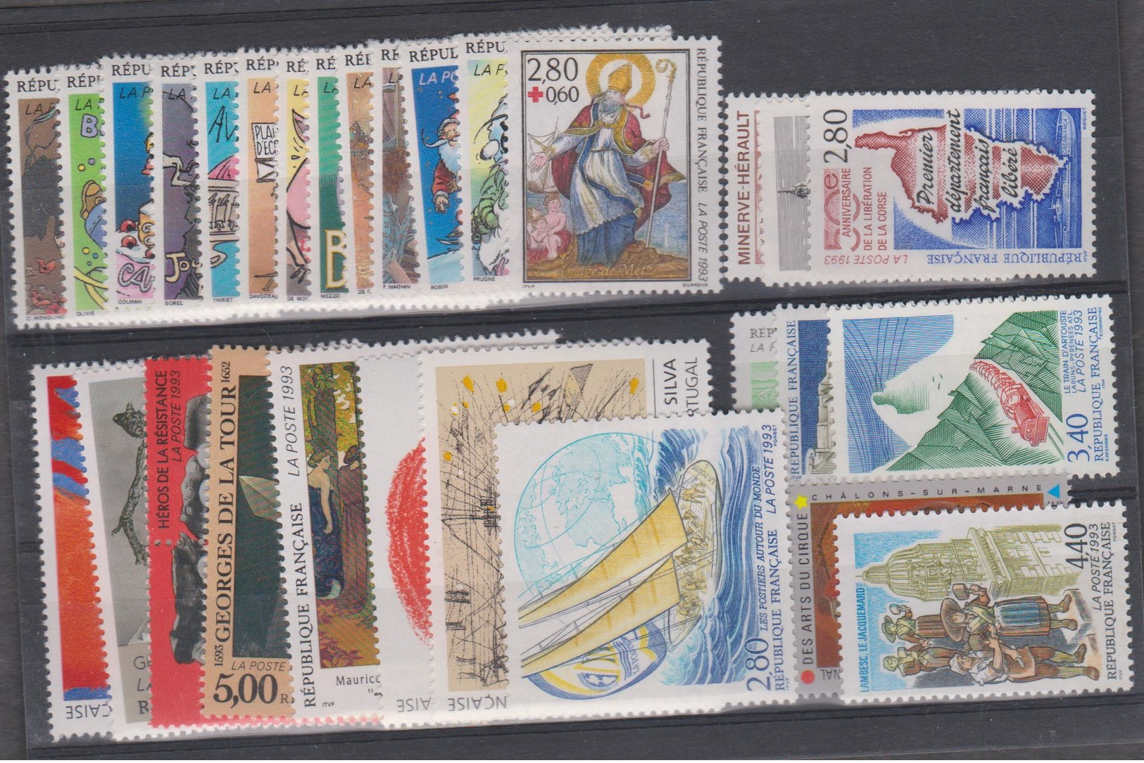 FRANCE Année 1993 COMPLETE 66 T Neufs Xx N° YT 2785 à 2853 - 1990-1999