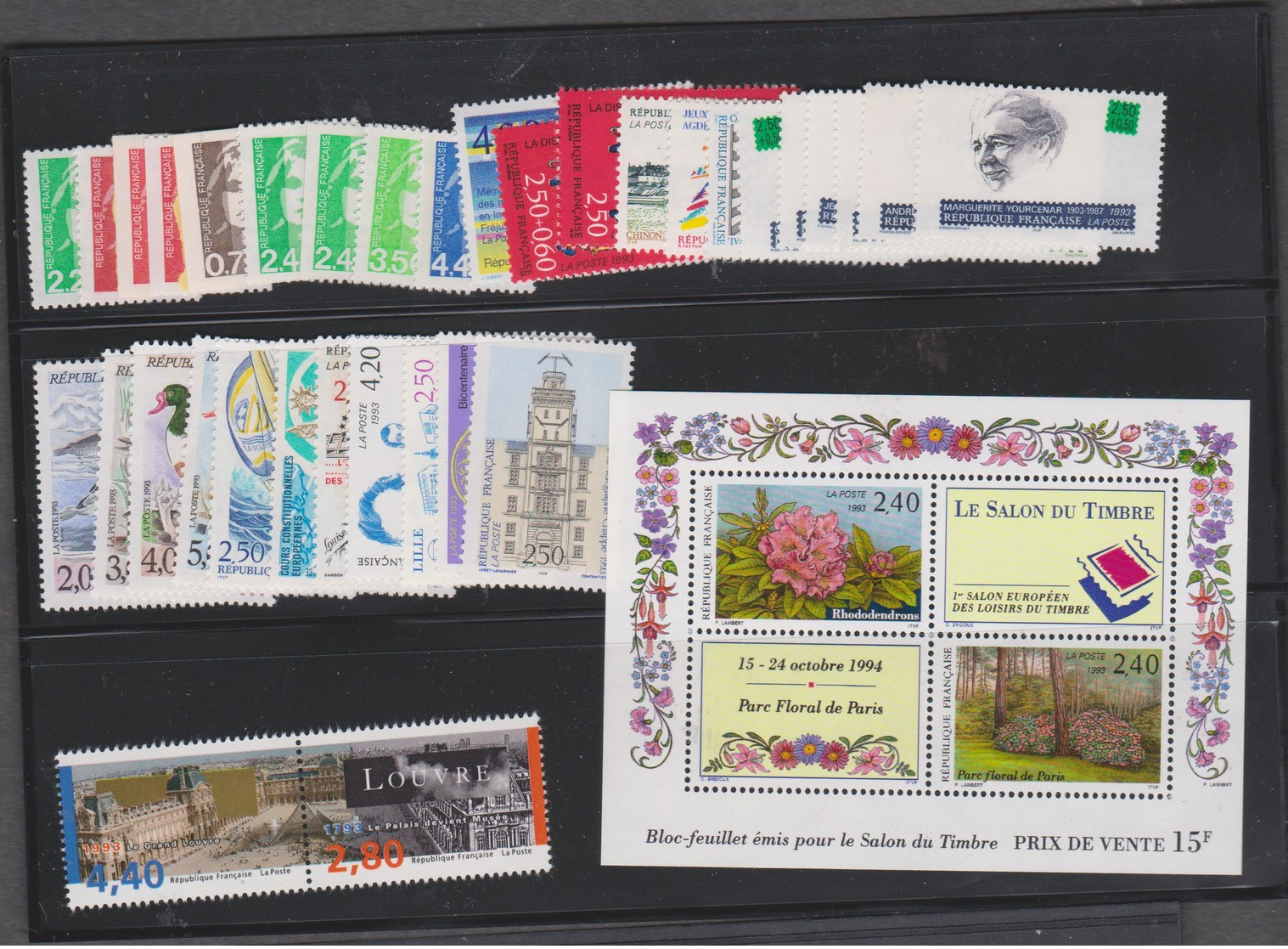 FRANCE Année 1993 COMPLETE 66 T Neufs Xx N° YT 2785 à 2853 - 1990-1999