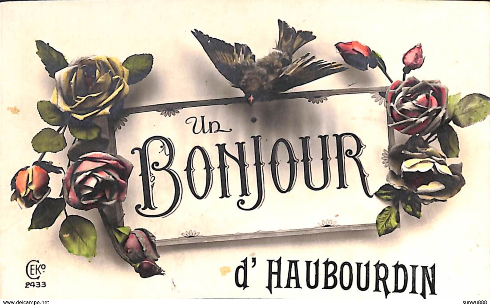 59 - Haubourdin (un Bonjour D') 1938 - Haubourdin