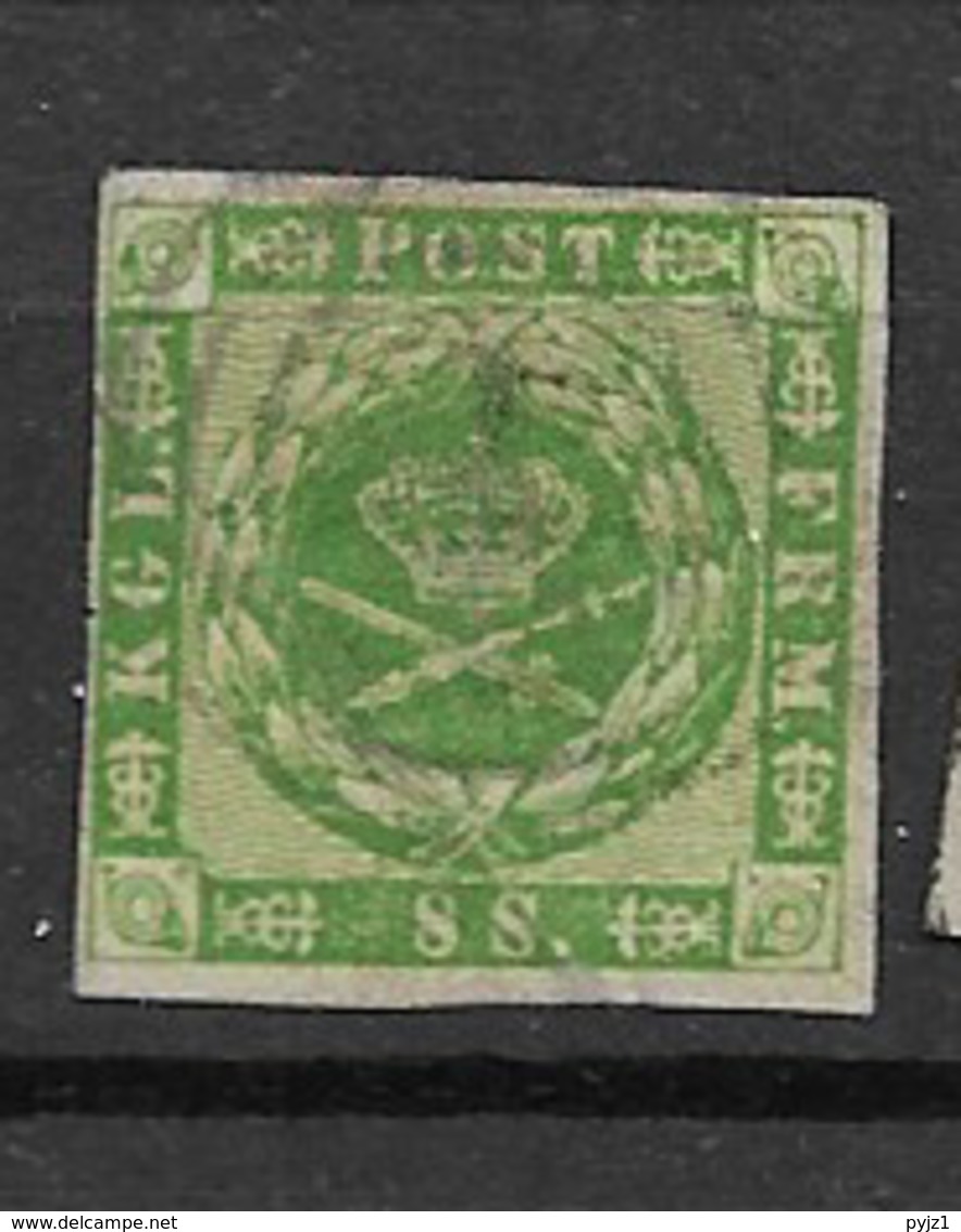 1858 USED Danmark Mi 8 - Usati