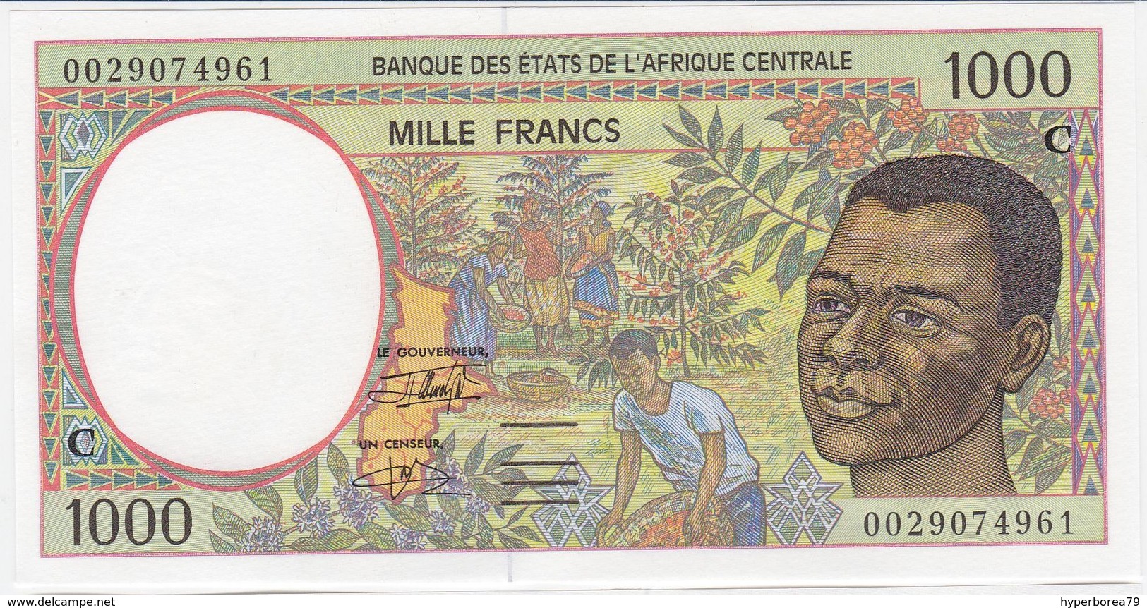 Central Africa ( Congo ) P 102C G - 1000 Francs 2000 - UNC - République Du Congo (Congo-Brazzaville)