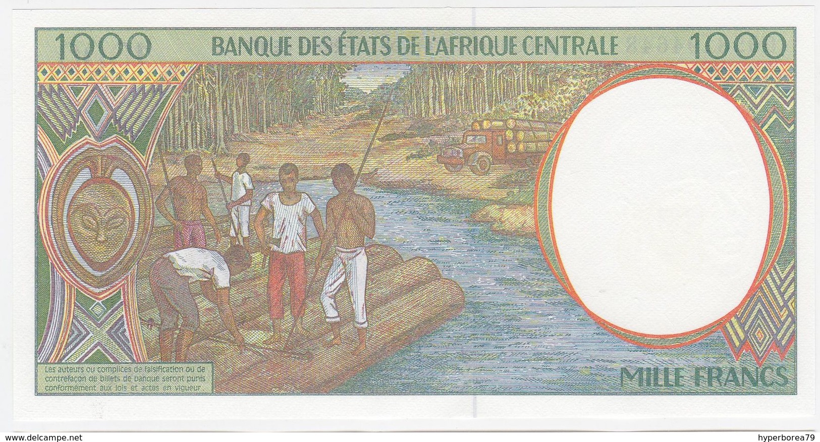 Central Africa ( Chad ) P 602P G - 1000 Francs 2000 - UNC - Chad