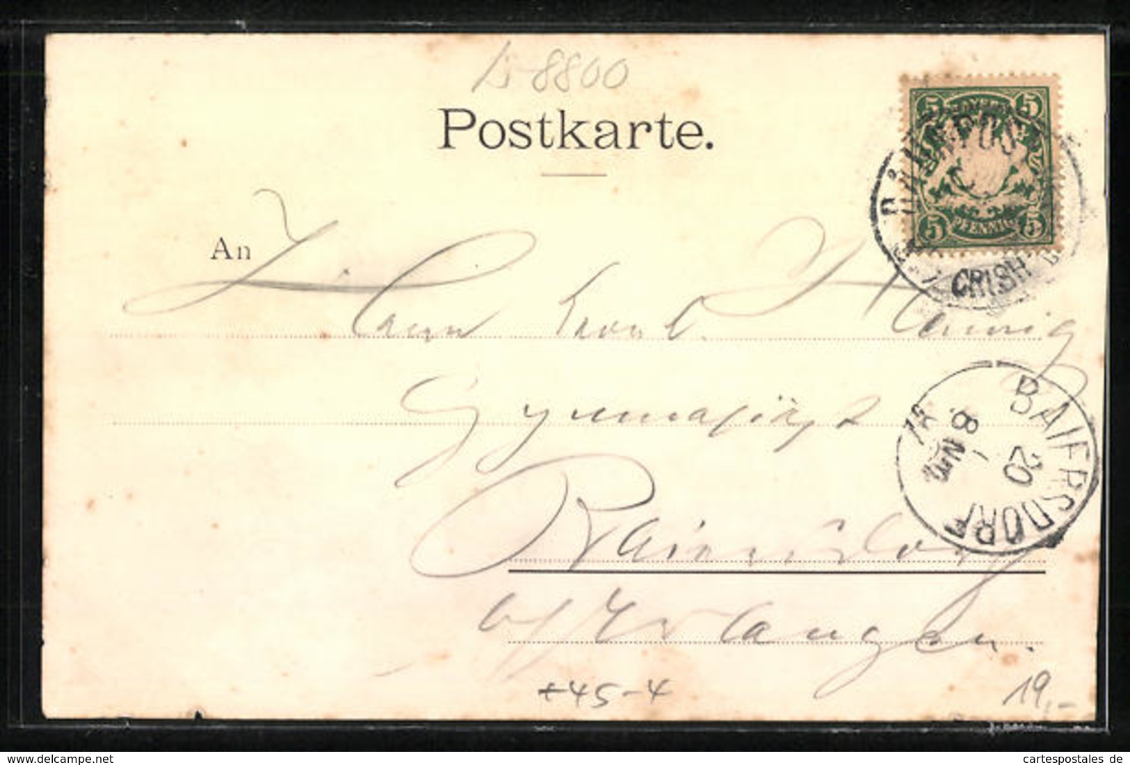 Lithographie Ansbach, X. Bayerisches Turnfest 1897, Turnhalle, Kgl. Orangerie - Autres & Non Classés