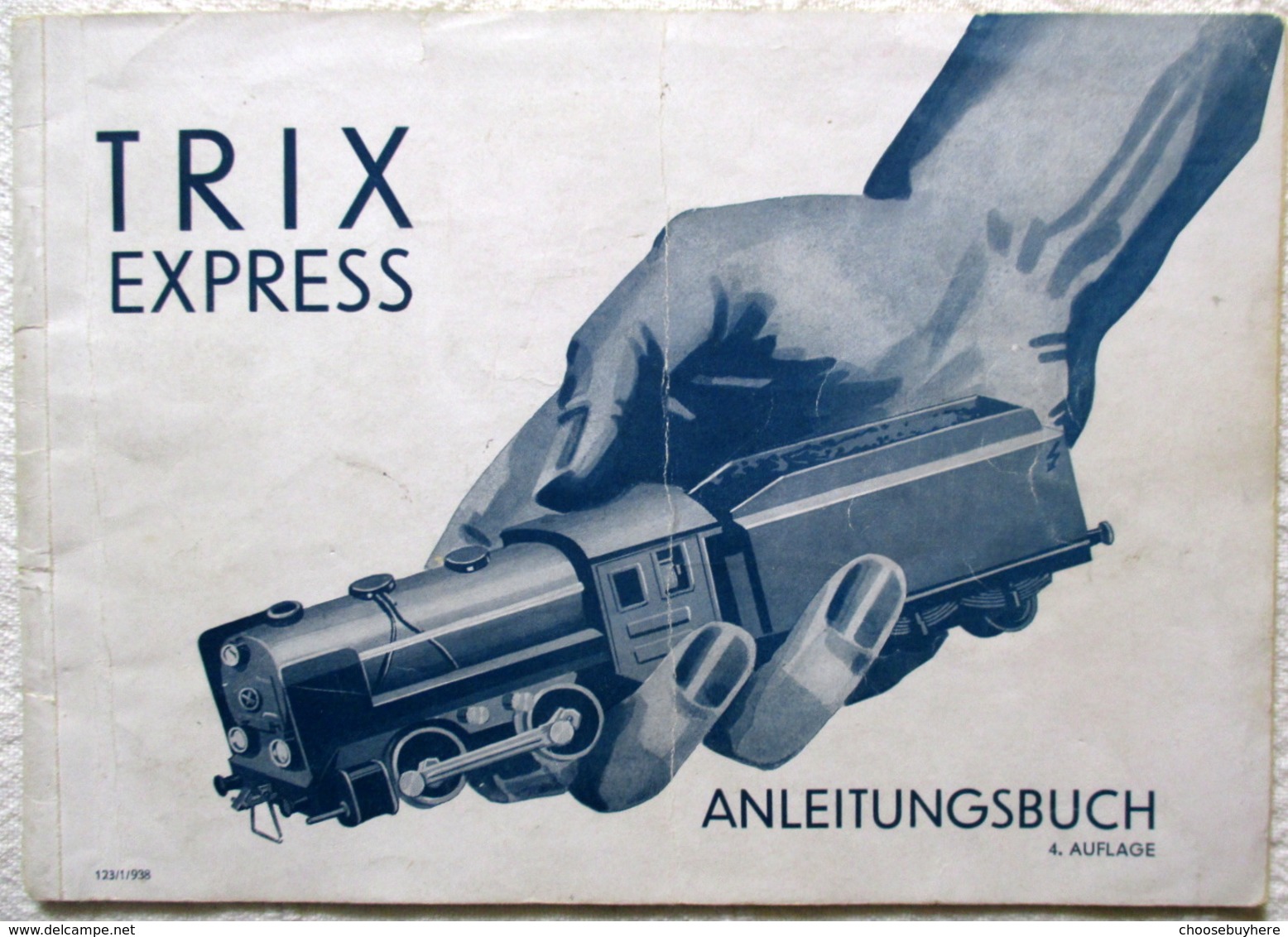 Historischer TRIX Express Ratgeber Anleitungsbuch 1938 4. Auflage Sammlerstück - Altri & Non Classificati