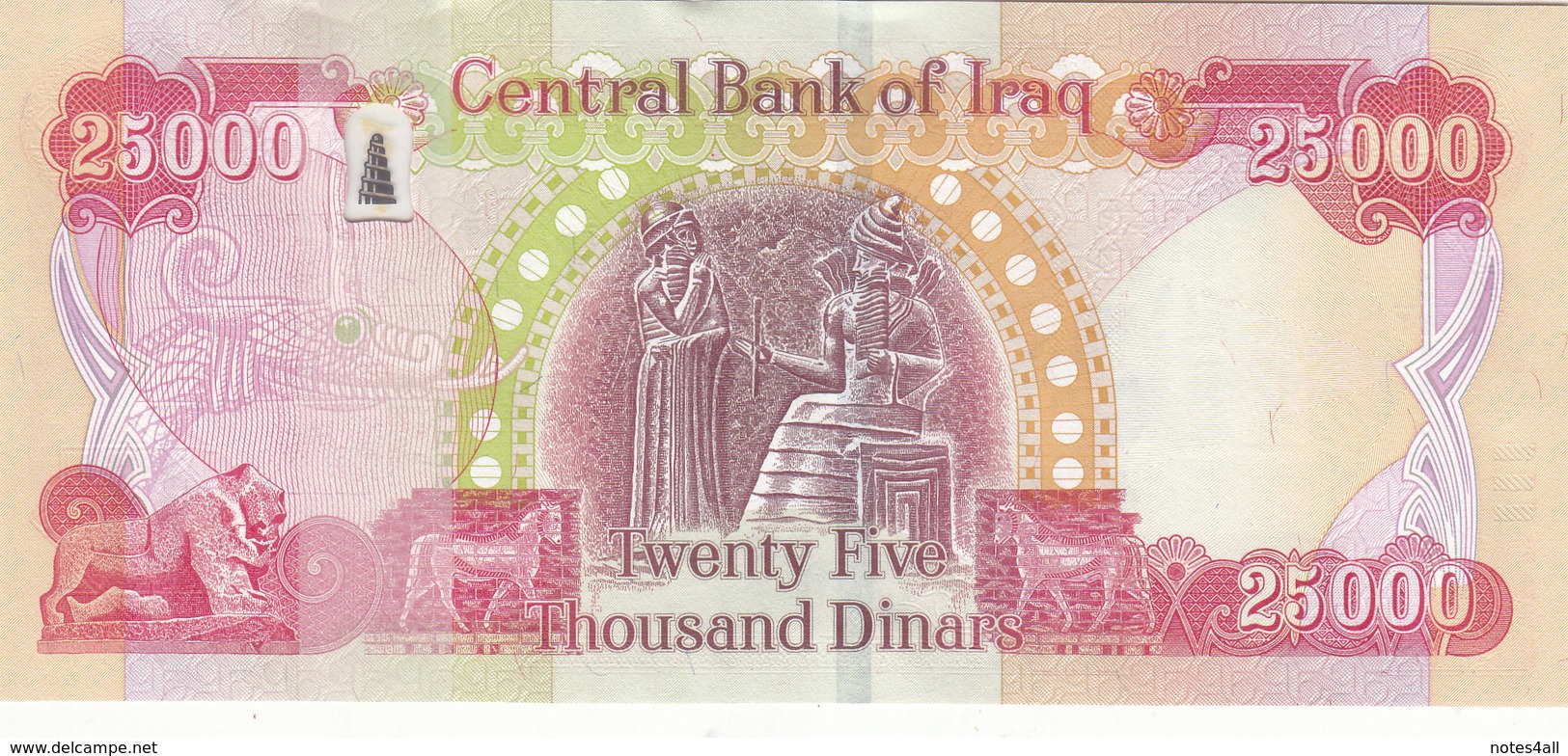 IRAQ 25000 DINAR 2013 P-102 Hybrid UNC */* - Irak