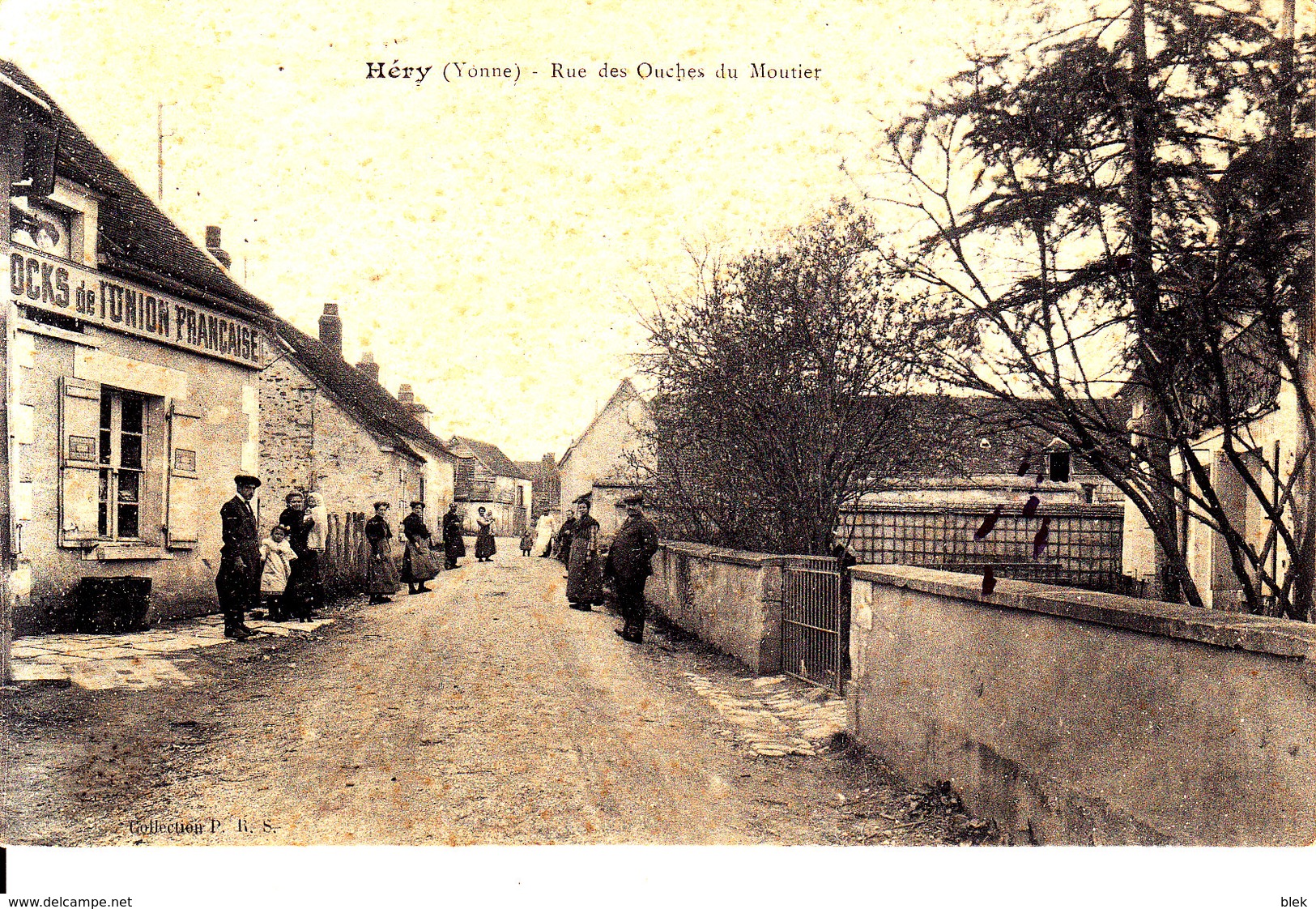 89 . Yonne : Héry :  Rue Des Ouches  Du Moutier . - Hery