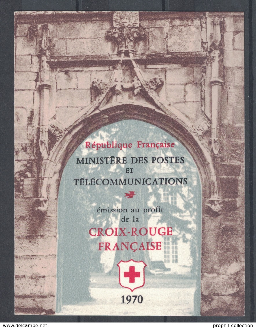 CARNET CROIX ROUGE 1970 N°2019a : VARIETE 27 MM AU LIEU DE 32 NEUF ** - Covers & Documents