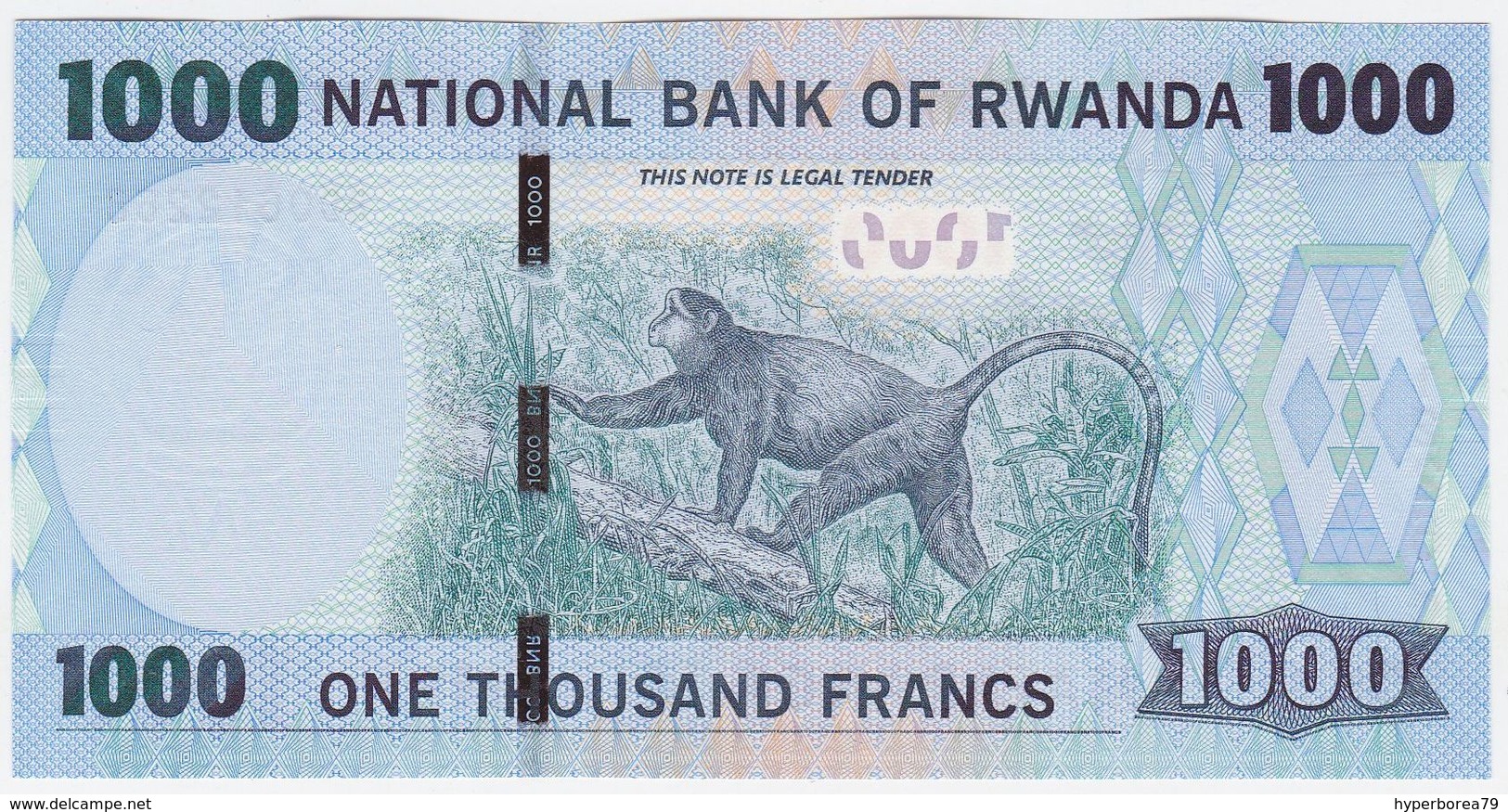 Rwanda P 39 - 1000 1.000 Francs 1.5.2015 - UNC - Rwanda