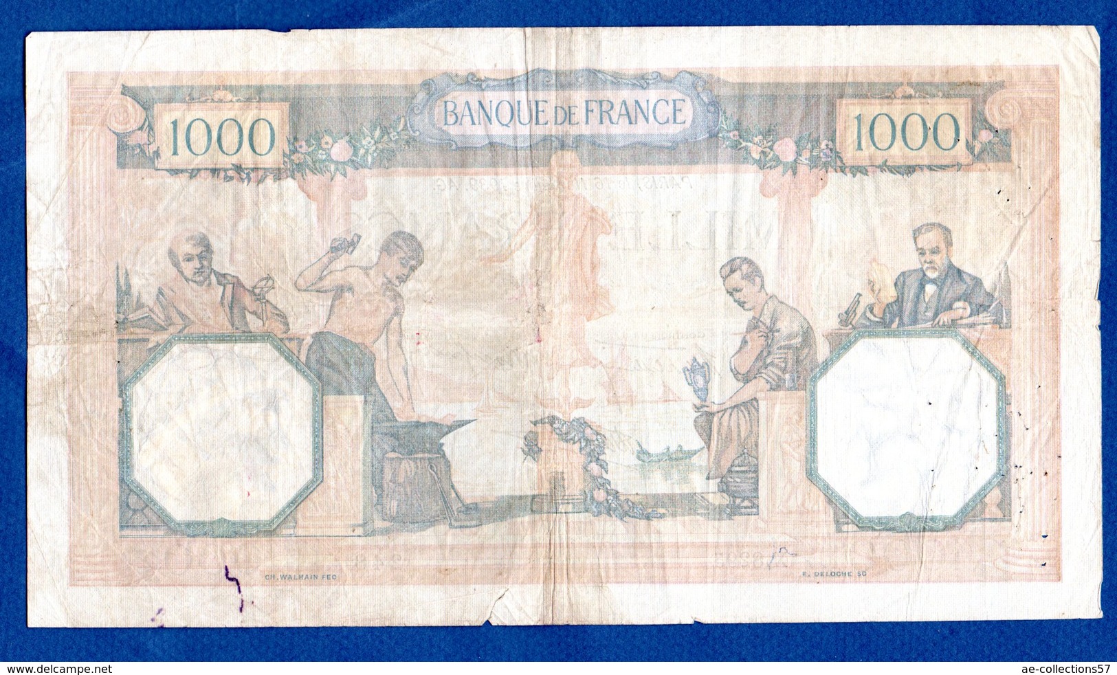 1000 Francs Cérès Et Mercure   /  16 - 11 - 39 /  TB+ - 1 000 F 1927-1940 ''Cérès Et Mercure''