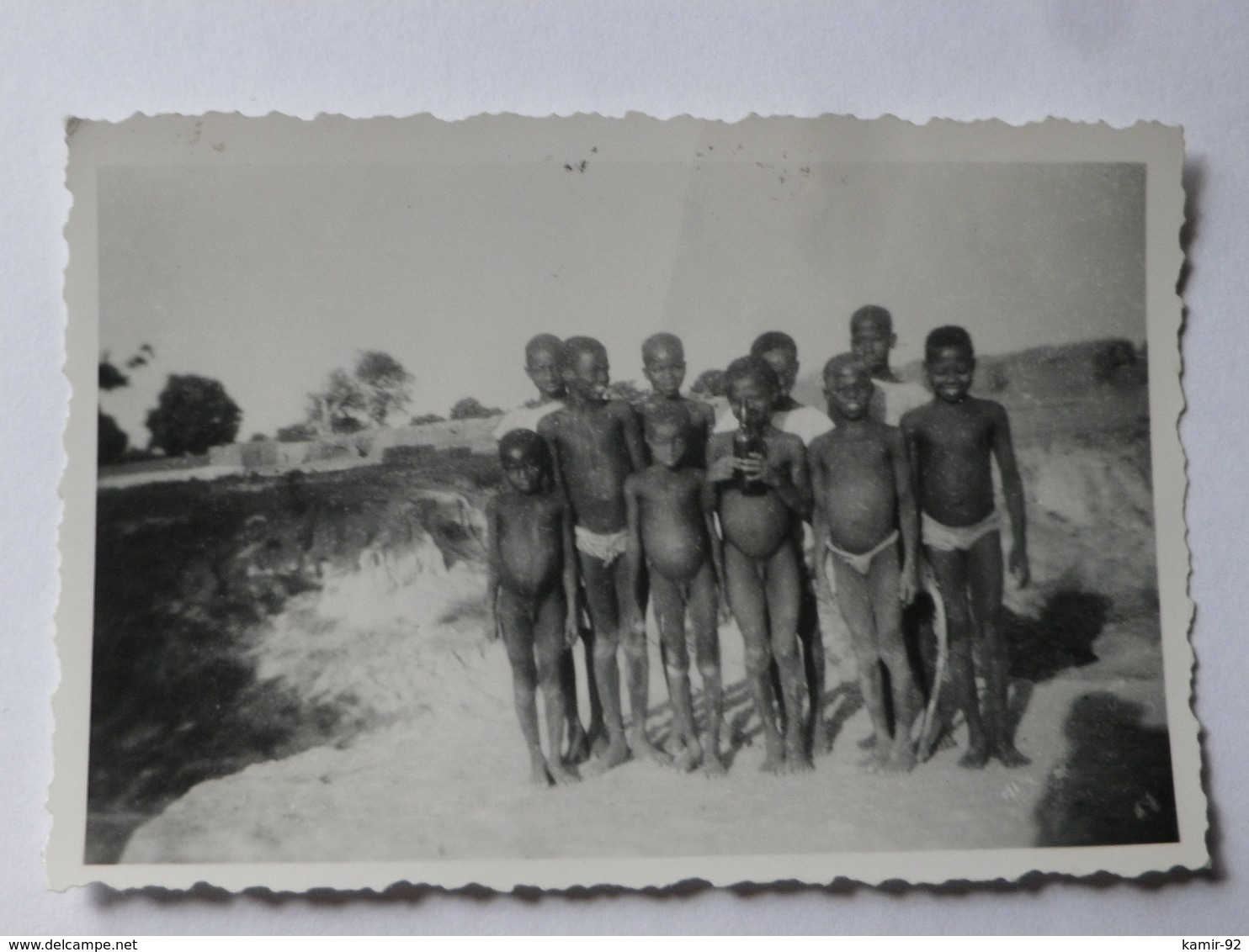 Photo Cote D Ivoire 1947  Enfants Bobo Dioulasso  AOF  9 X 6 Cms - Afrique