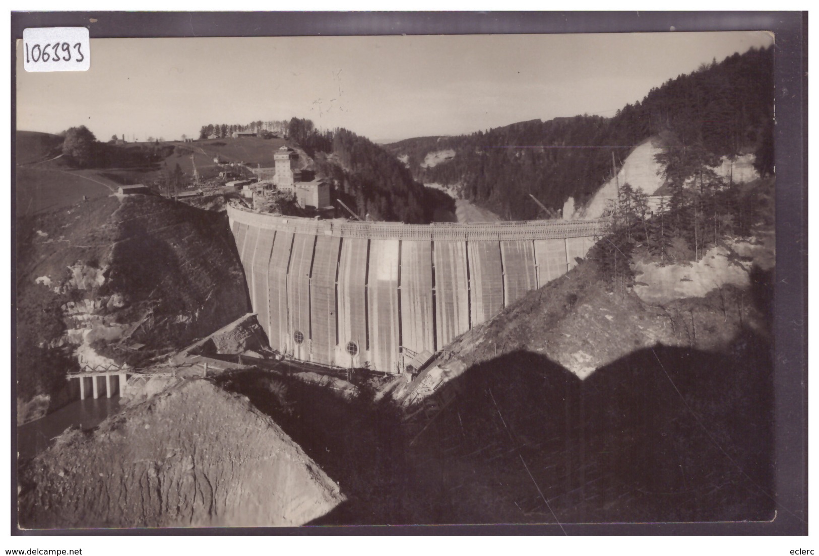 CHANTIER DU BARRAGE DE ROSSENS - TB - Rossens