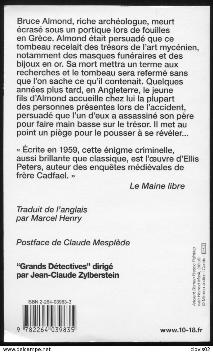Le Masque De Mort - Ellis Peters - 10-18 Grands Détectives 2004 - 10/18 - Grands Détectives