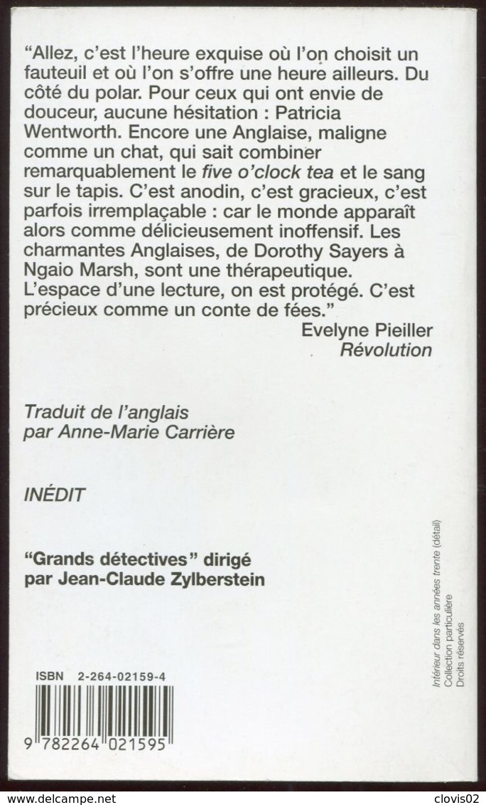 A Travers Le Mur - Patricia Wentworth - 10-18 Grands Détectives 1995 - 10/18 - Bekende Detectives