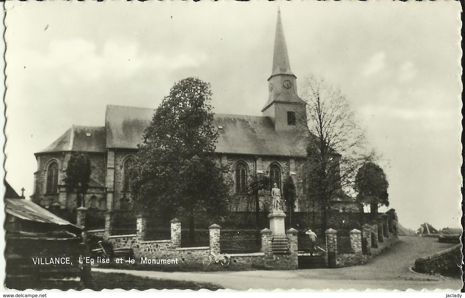 Villance -- L' Eglise Et Le Monument.    (2 Scans) - Libin