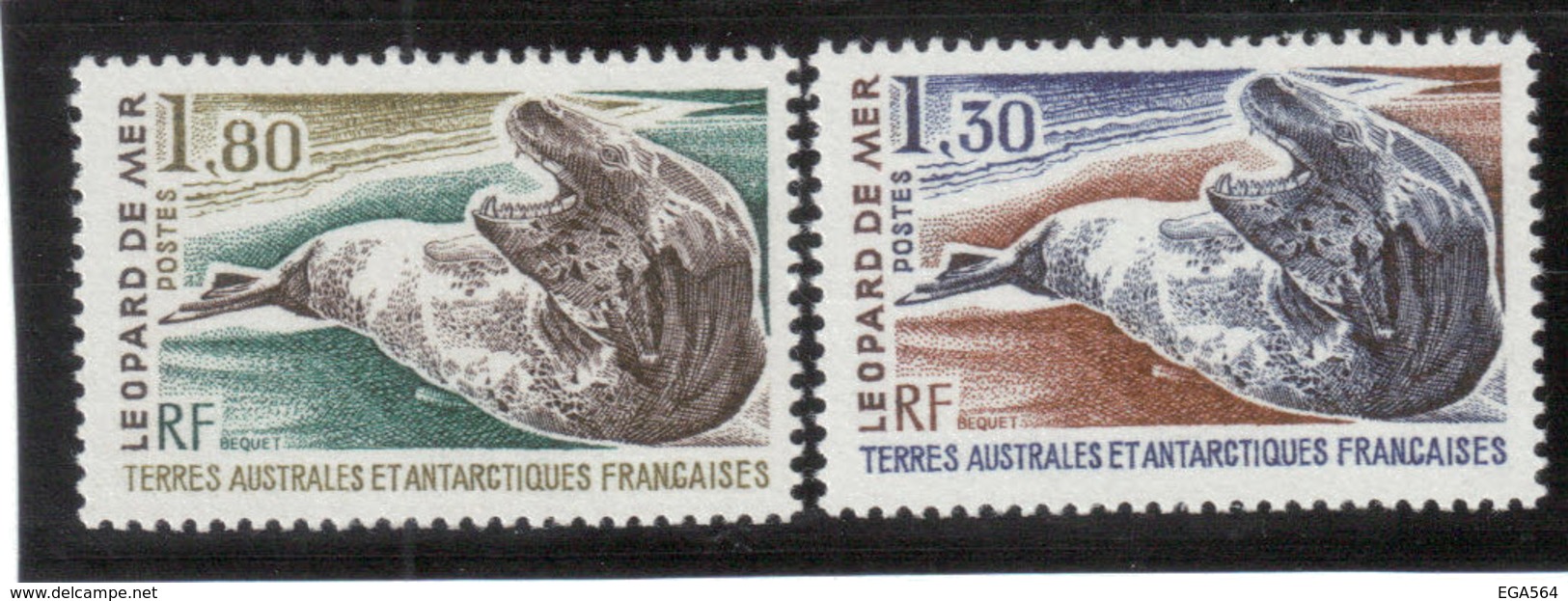 B1 - TAAF PO 89/90 ** MNH De 1990 - FAUNE - LEOPARD De MER. - Ungebraucht