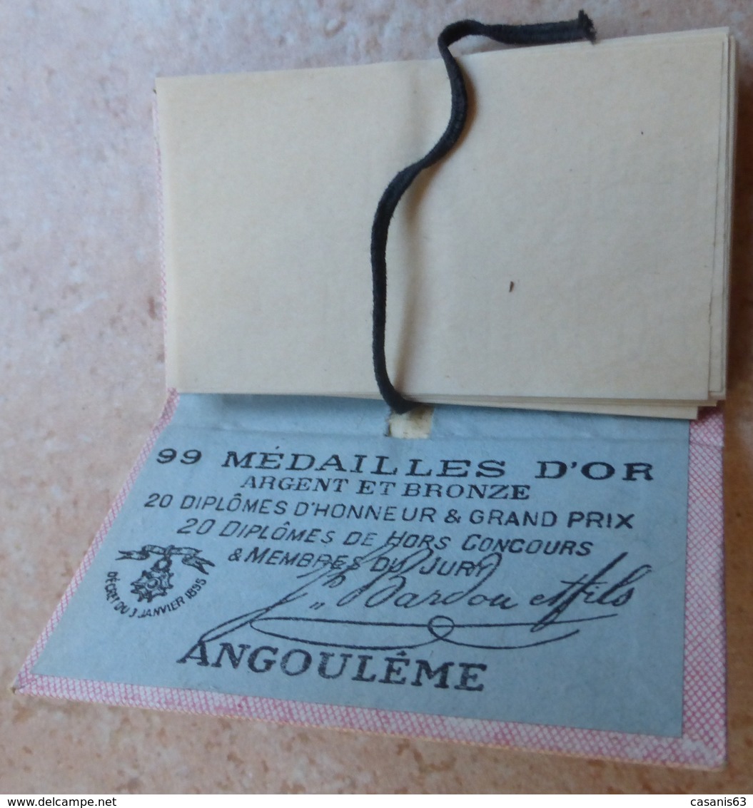 Carnet De Papier à Cigarettes "  GOUDRON   " De Norvège  - Joseph Bardou & Fils Angoulème  (  Job  ) - Etuis à Cigarettes Vides