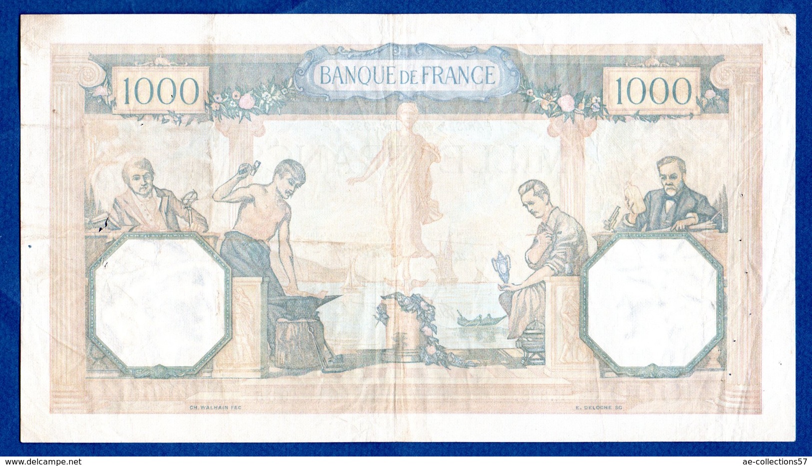 1000 Francs Cérès Et Mercure   / 6 - 10 - 38 - 1 000 F 1927-1940 ''Cérès Et Mercure''