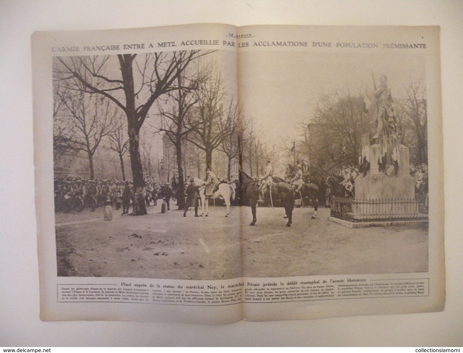 Le Miroir,la Guerre 1914-1918 - Journal N°262 - 1.12.1918 - Délivrance De L'Alsace Lorraine,Mulhouse,Metz,Damas - Weltkrieg 1914-18