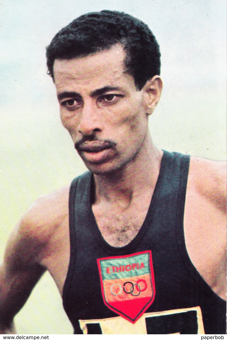 ABEBE  BIKILA -MARATHON , OLYMPIC - Athlétisme