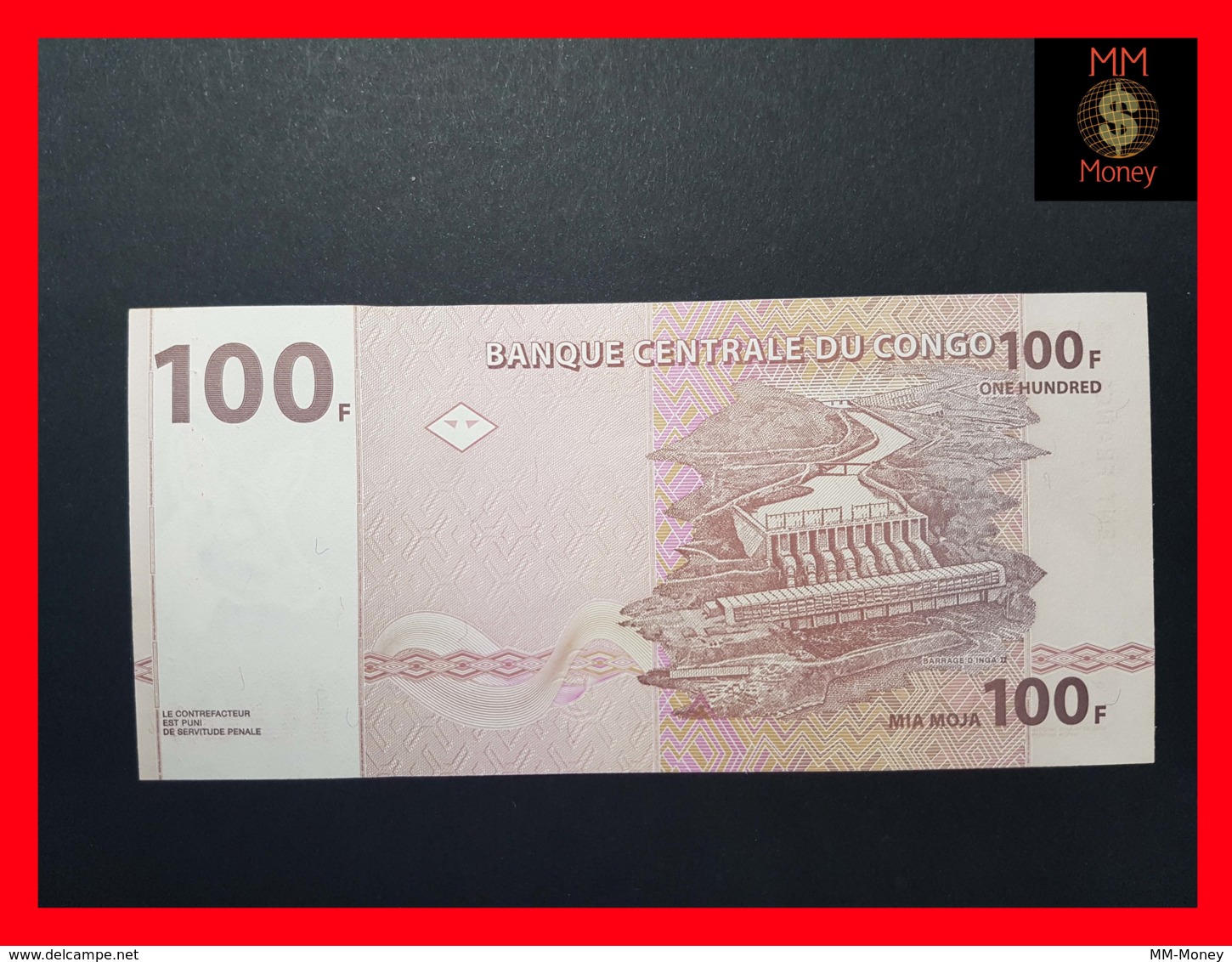 CONGO DEMOCRATIC REPUBLIC D R 100 Francs 1.11.1997 P. 90  UNC - République Démocratique Du Congo & Zaïre