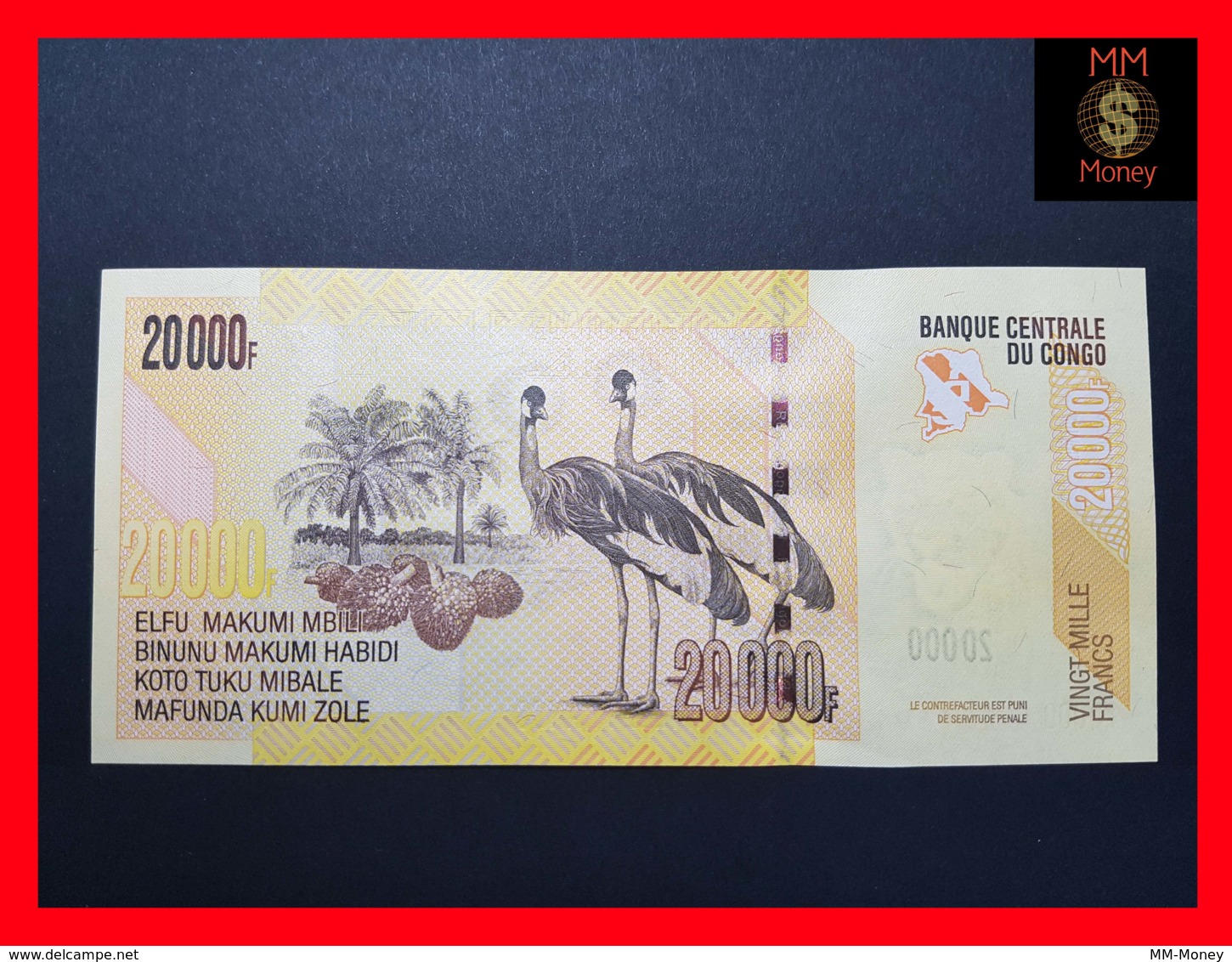 CONGO Democratic Republic   20.000  20000 Francs 18.2.2006 P. 104 A  UNC - République Démocratique Du Congo & Zaïre