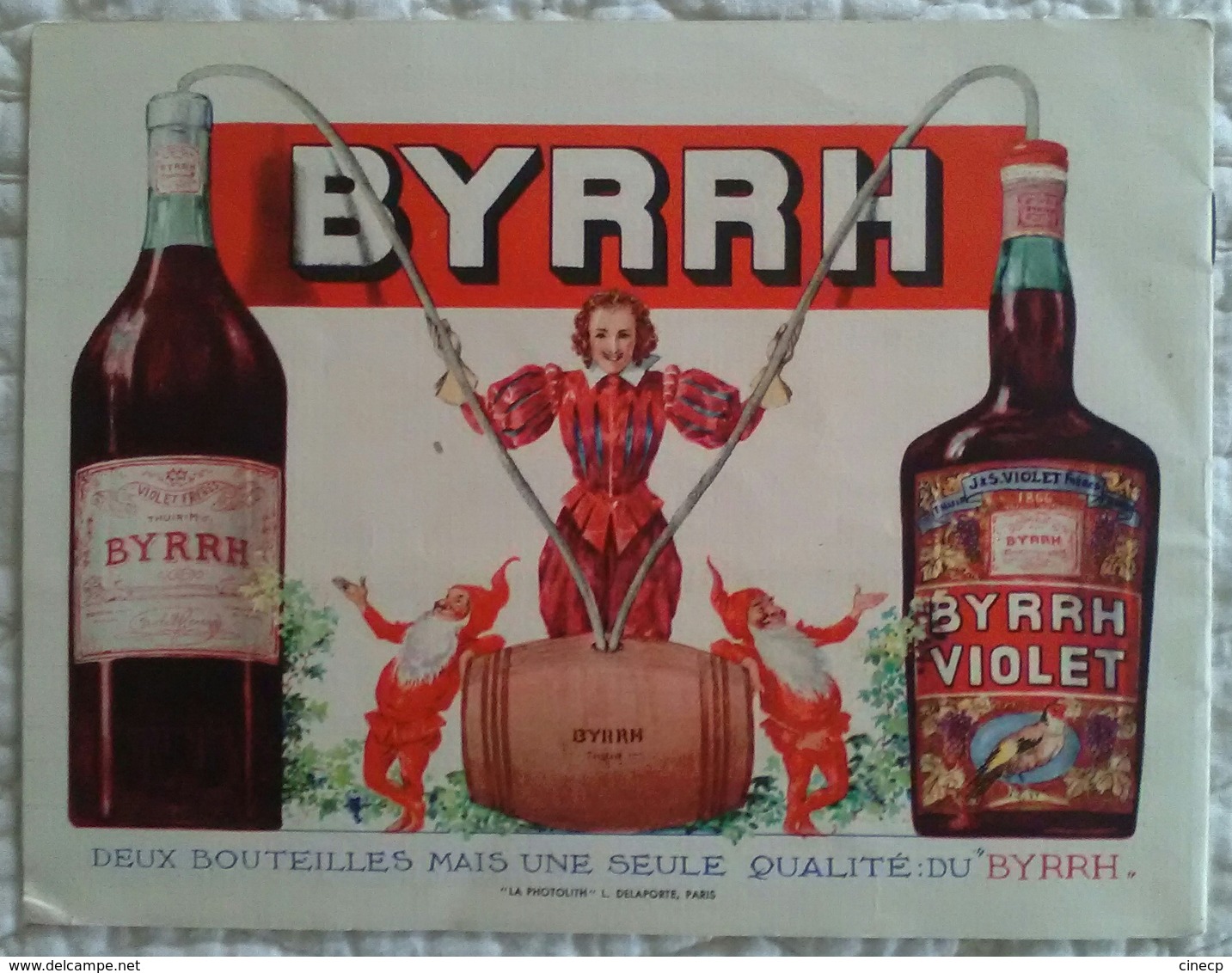 Livret Publicitaire Byrrh Apéritif au Quinquina Alcool Histoire d'un Prince Charmant Illustrateur Georges LEONNEC