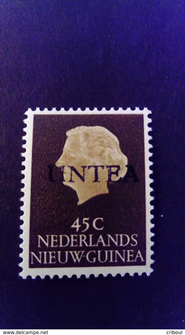 Nouvelle Guinée Néerlandaise Dutch New Guinea 1962 Surchargé Overprint UNTEA United Nations Unies Yvert 13 ** MNH - Netherlands New Guinea