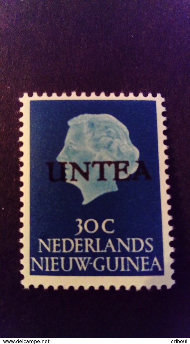 Nouvelle Guinée Néerlandaise Dutch New Guinea 1962 Surchargé Overprint UNTEA United Nations Unies Yvert 11 ** MNH - Netherlands New Guinea