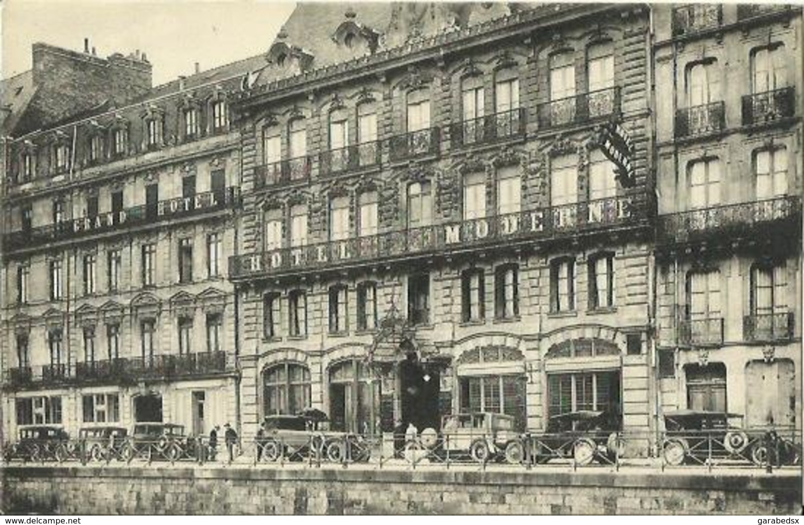 CPA De RENNES - Grand Hôtel Moderne (M. Nouguey, éditeur). - Rennes