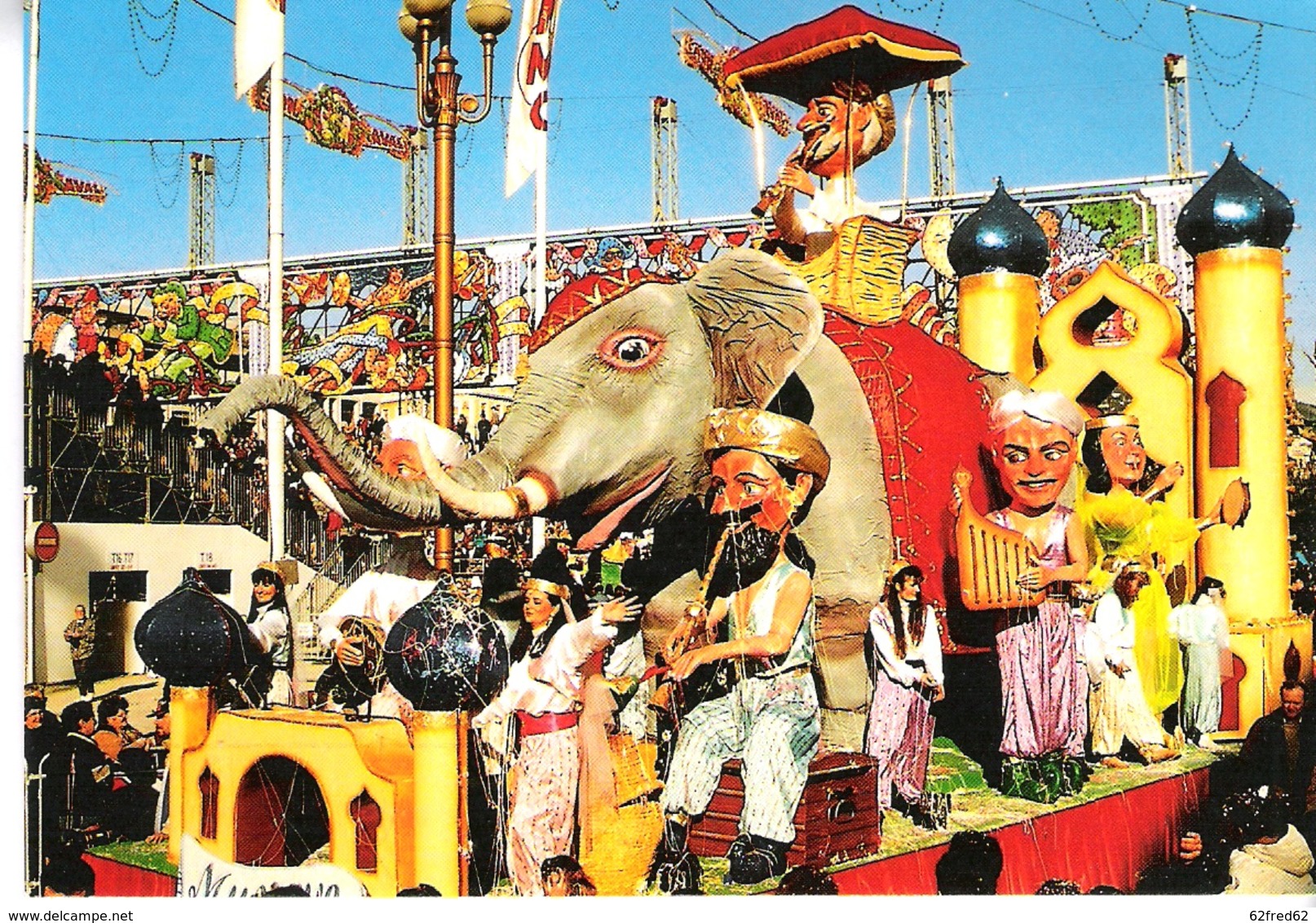 CP MODERNE - CARNAVAL DE NICE - ROY DE LA MUSIQUE  - ELEPHANT- NON ECRITE - Carnaval