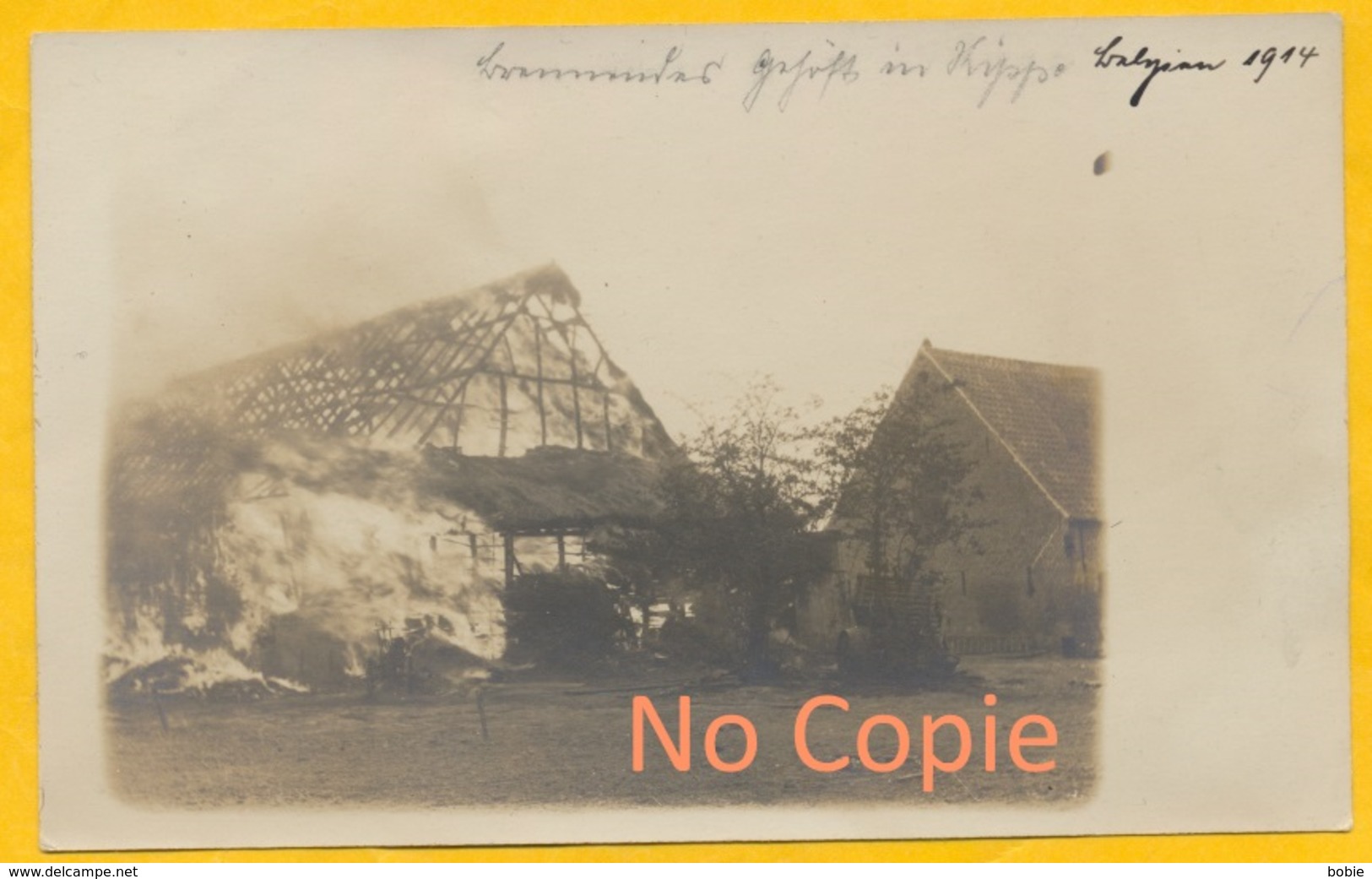 Merckem De Kippe Fotokaart 1914 Belgique Belgien : Début Guerre De 14-18 - Houthulst