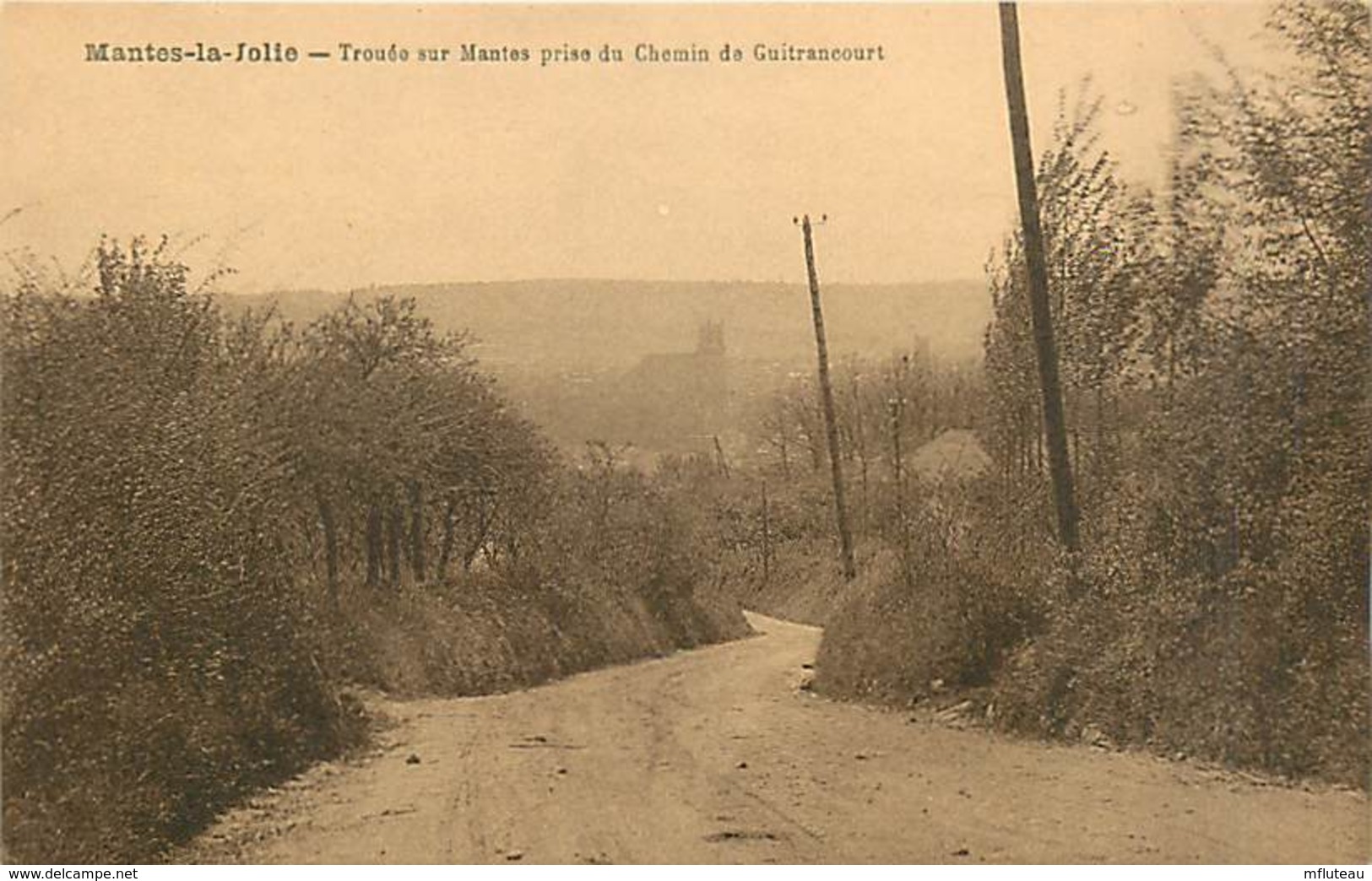 78* MANTES LA JOLIE    Chemin D Guitrancourt      MA81.427 - Mantes La Jolie