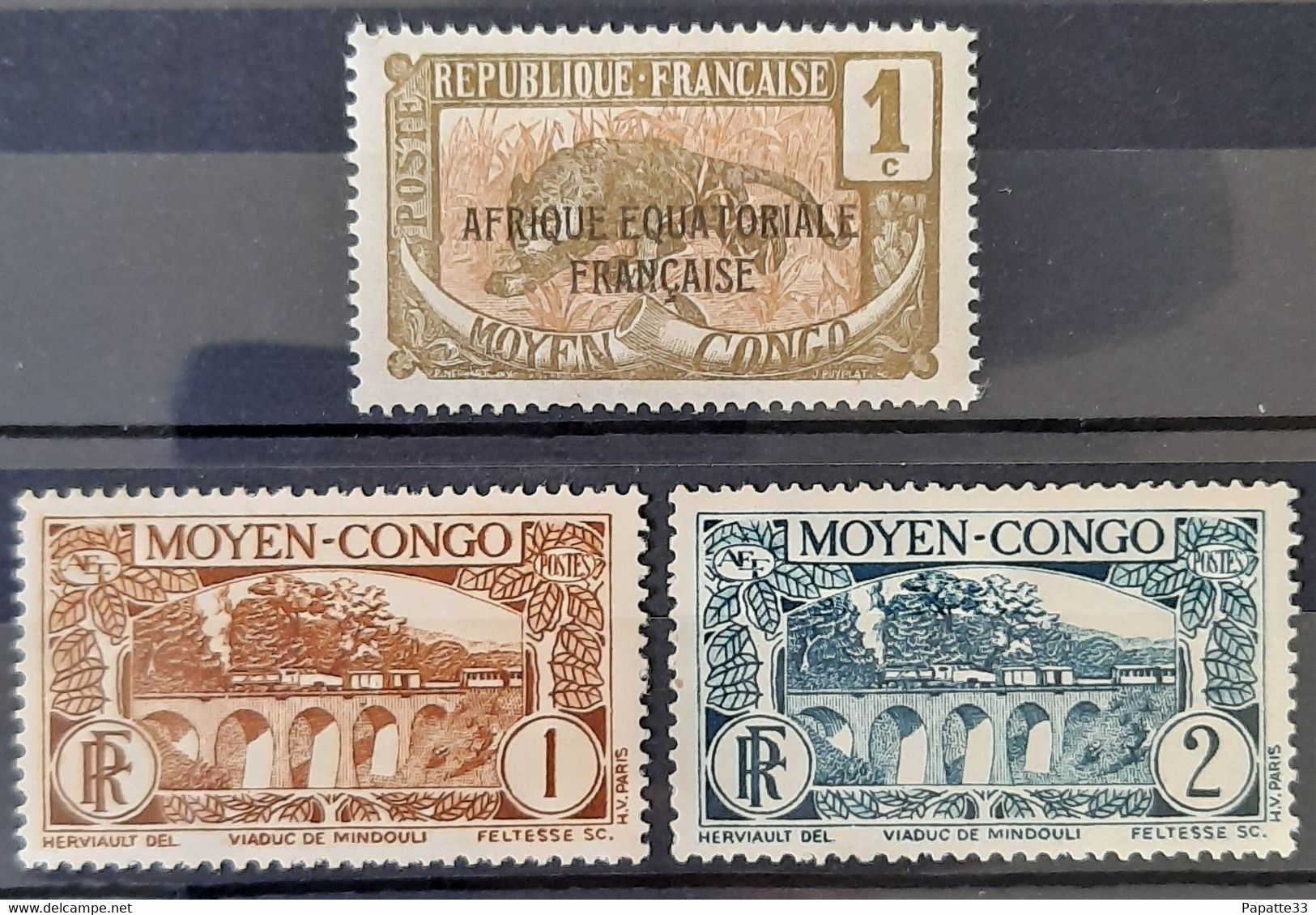 MOYEN CONGO - N°1-113-114 - Neuf Sans Charnières ** MNH - Neufs