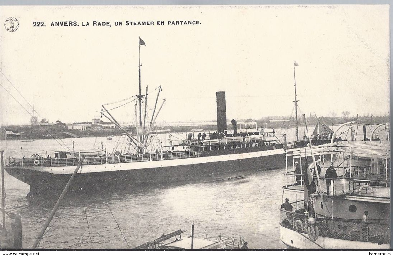 Anvers - Antwerpen - La Rade, Un Steamer En Partance - HP1529 - Antwerpen