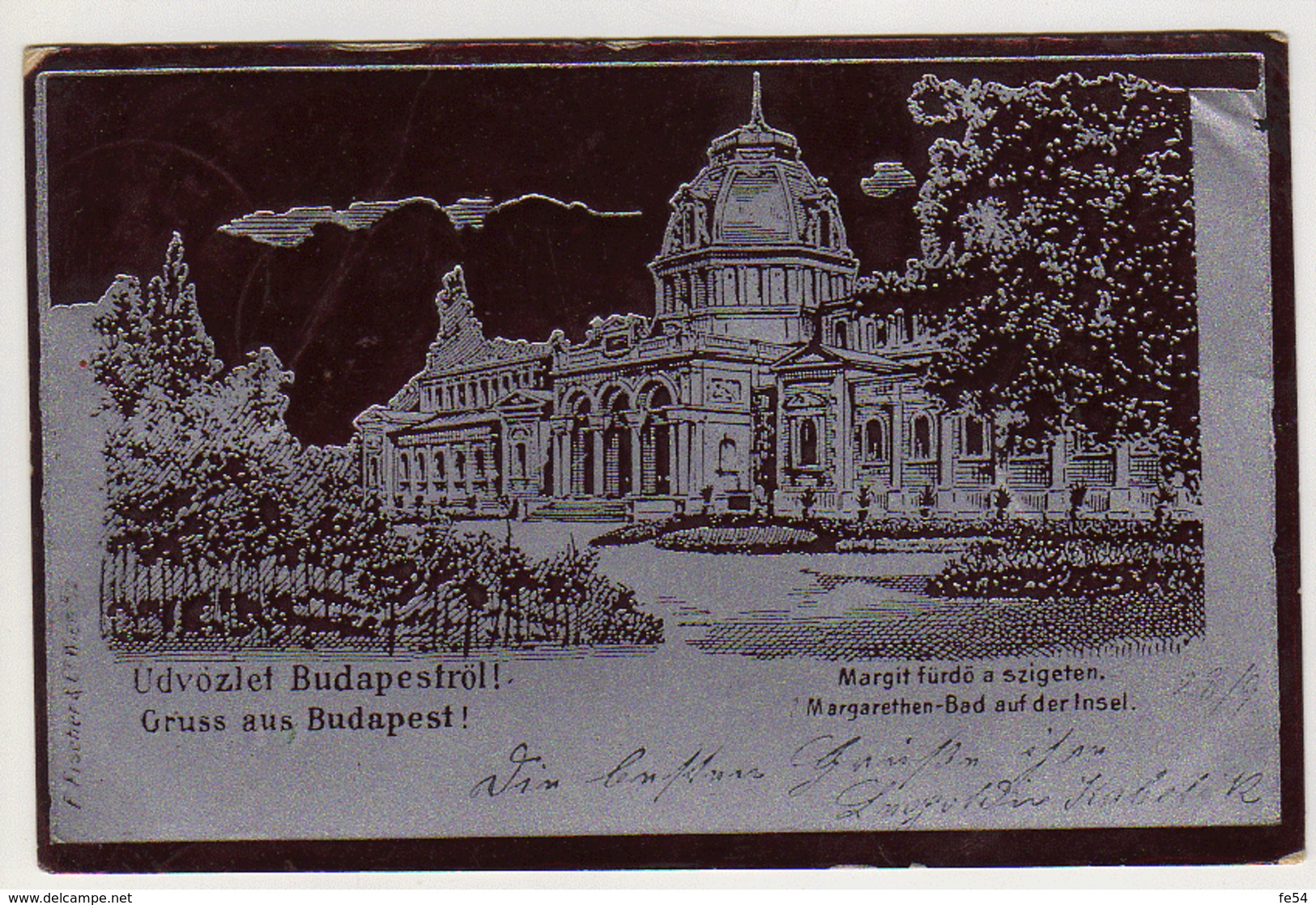 ° HONGRIE ° GRUSS  AUS BUDAPEST ° Carte Postée En 1900 ° - Hungary