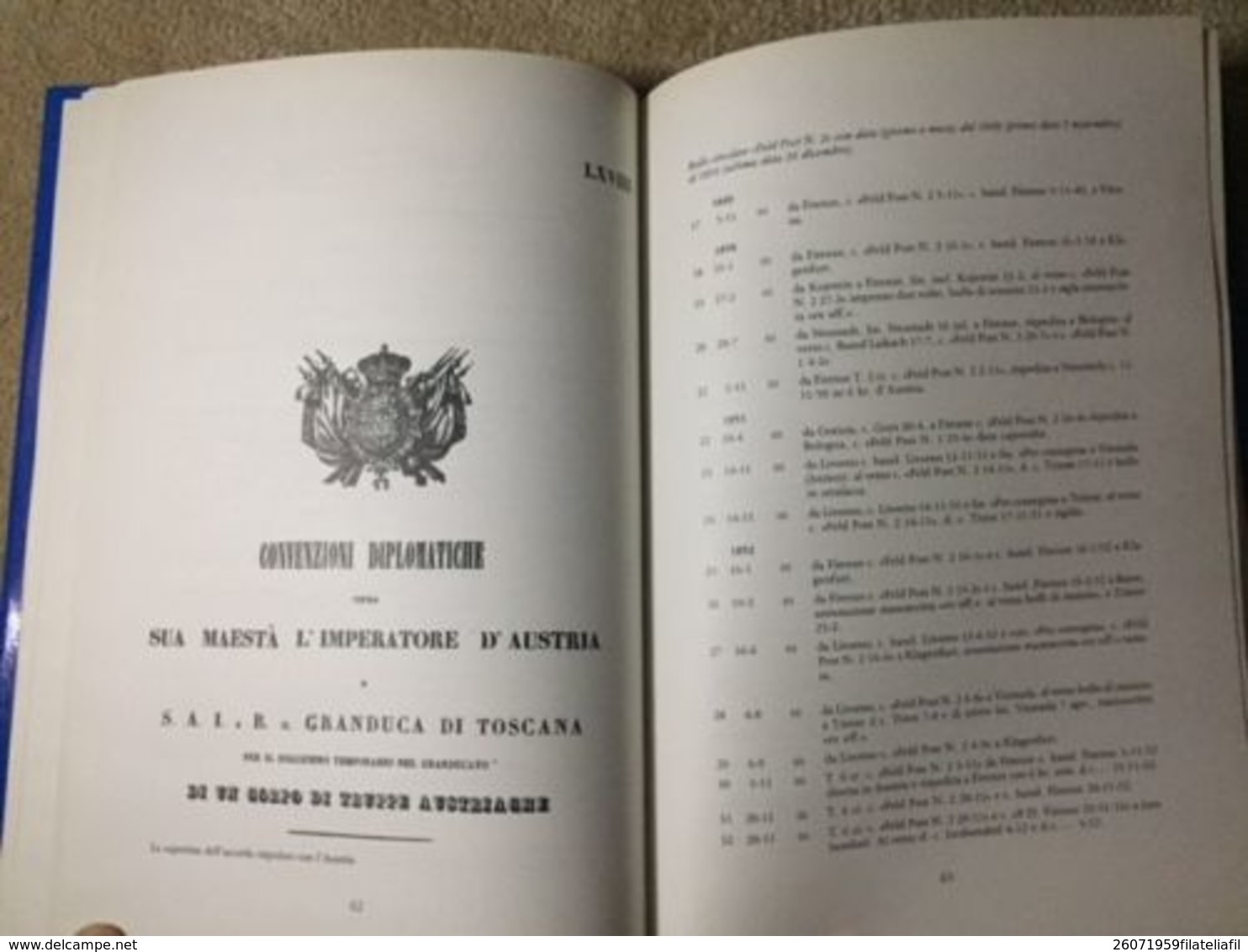 BIBLIOTECA FILATELICA: 1848-1862 LA POSTA MILITARE TOSCANA DI AMEDEO PALMIERI - Correomilitar E Historia Postal