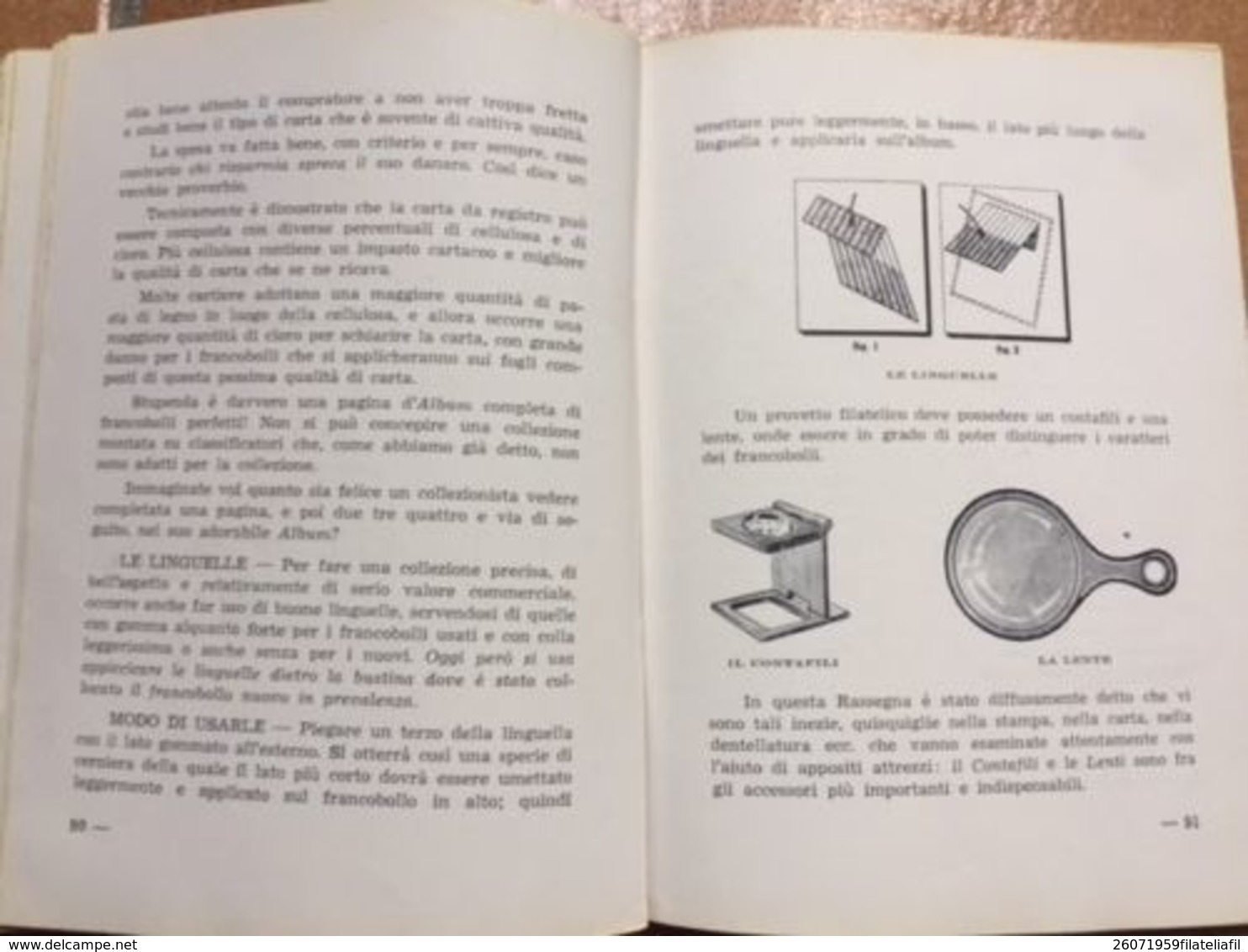 BIBLIOTECA FILATELICA IL VADEMECUM DEL FILATELISTA DI ENZO LUCIFERO DI FEDERICO EDITO NEL 1955 - Handbücher