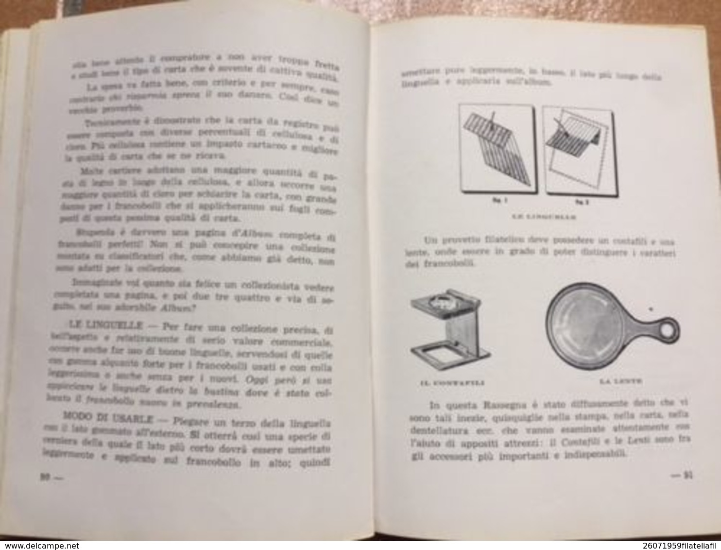 BIBLIOTECA FILATELICA IL VADEMECUM DEL FILATELISTA DI ENZO LUCIFERO DI FEDERICO EDITO NEL 1955 - Manuali