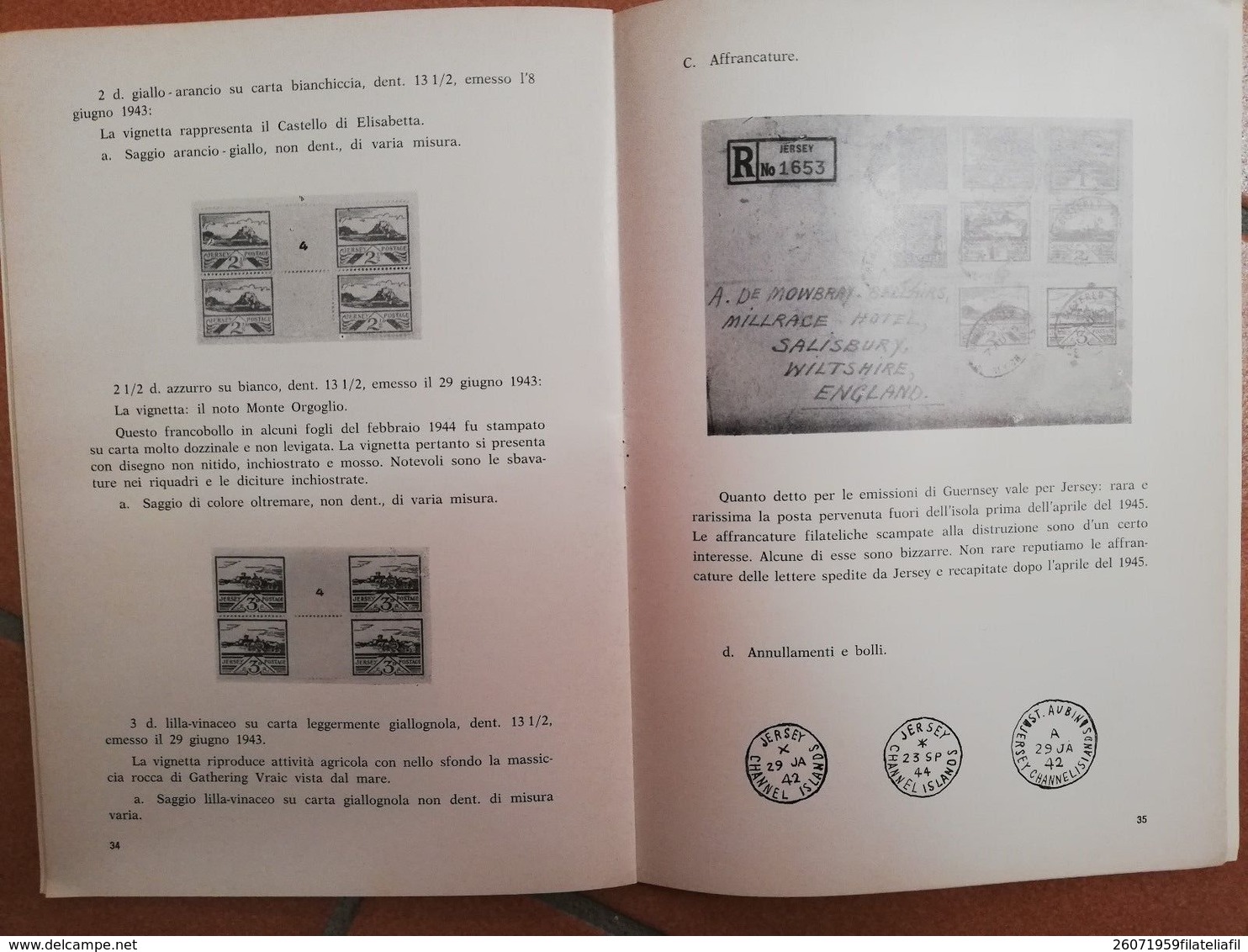 LIBRERIA FILATELICA: ISOLE NORMANNE DI GIANNETTO CESCO DEL 1969 - Filatelia E Storia Postale