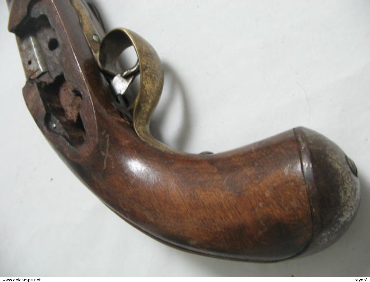 Ancien Pistolet Cavalerie Tromblon Silex  XIX , Poudre Noire - Autres & Non Classés