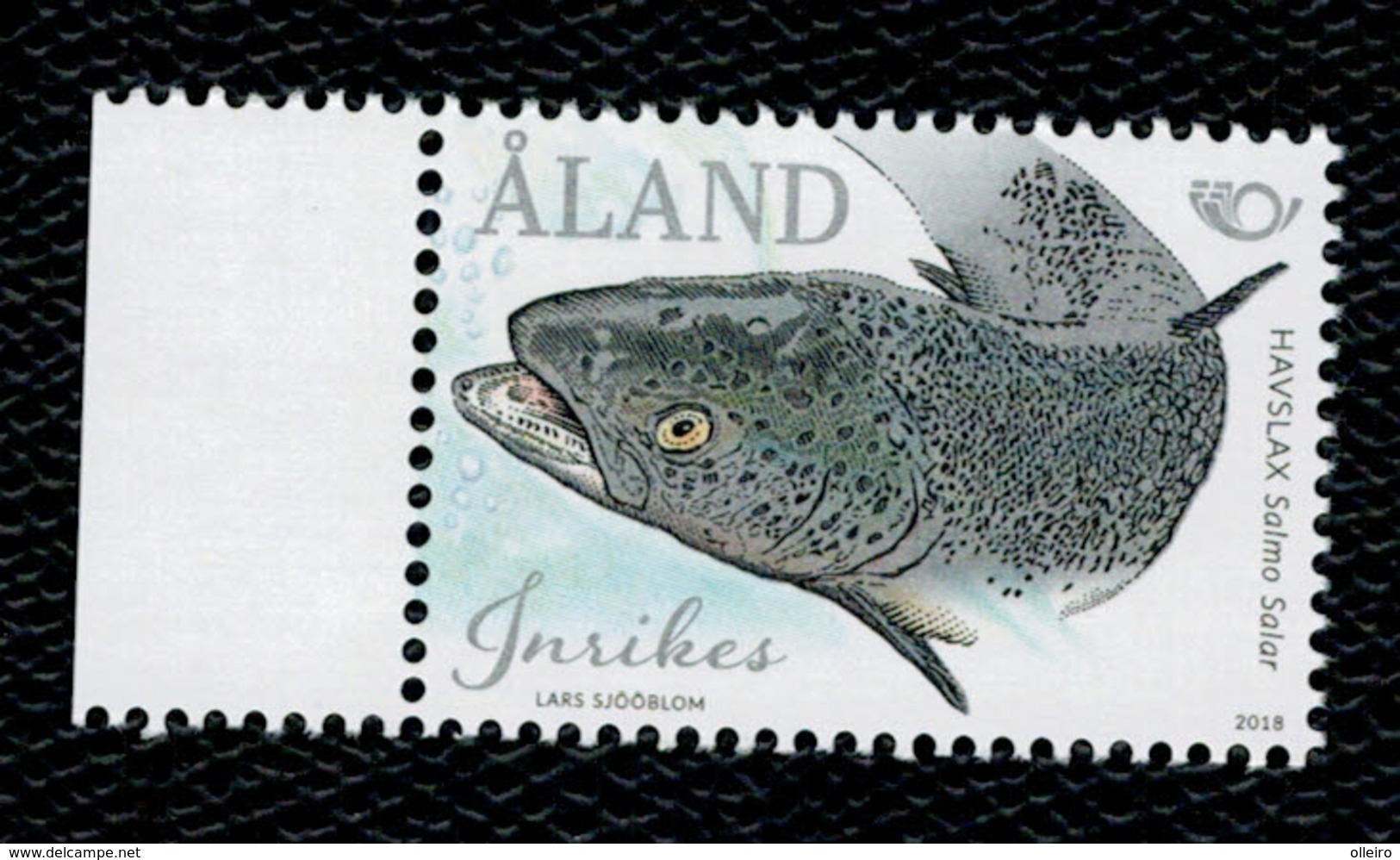 Aland 2018 Norden - Fishes  Pesci 1v Complete Set  ** MNH - Aland