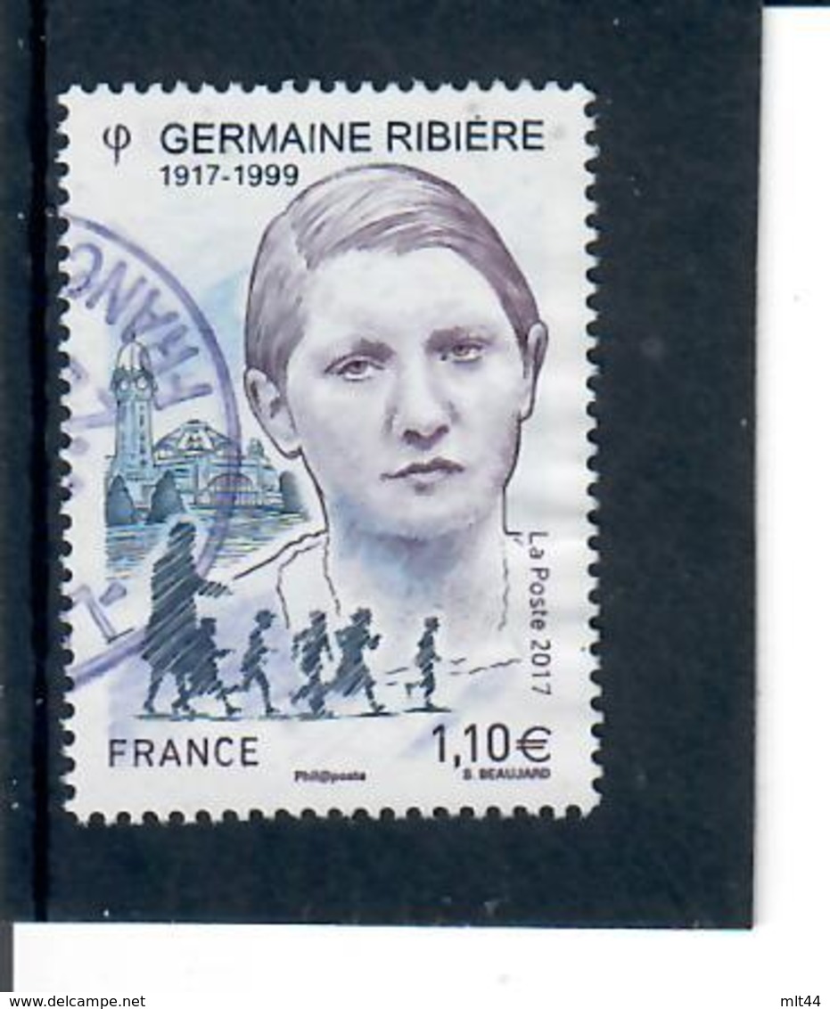 Yt 5129 Germaine Ribiere Portion De Cachet Rond - Oblitérés