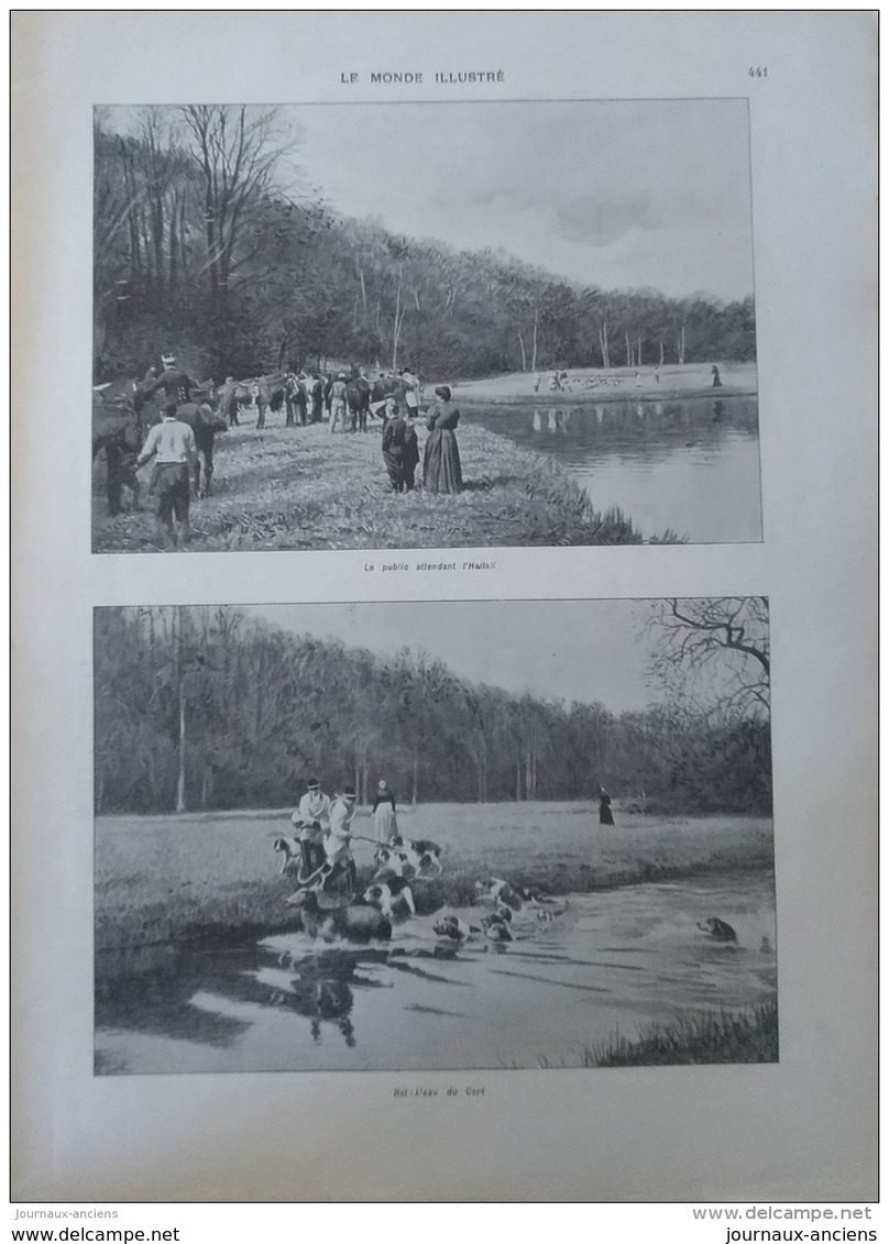 1902 COMPIEGNE LA SOCIETE DE SPORT GOLF - MARQUIS DE L'AIGLE  - GREVE DES MUSICIENS - SARAGOSSE LOS GIGANTES