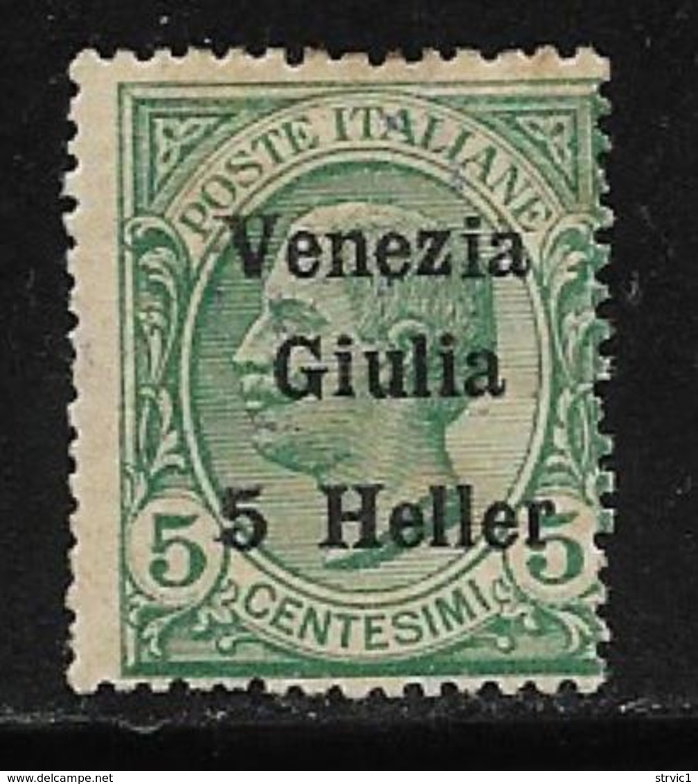 Italy Occupation Of Austria, Scott # N31 Mint Hinged Italy Stamp Overprinted And Surcharged Venezia Giulia, 1918 - Venezia Giulia