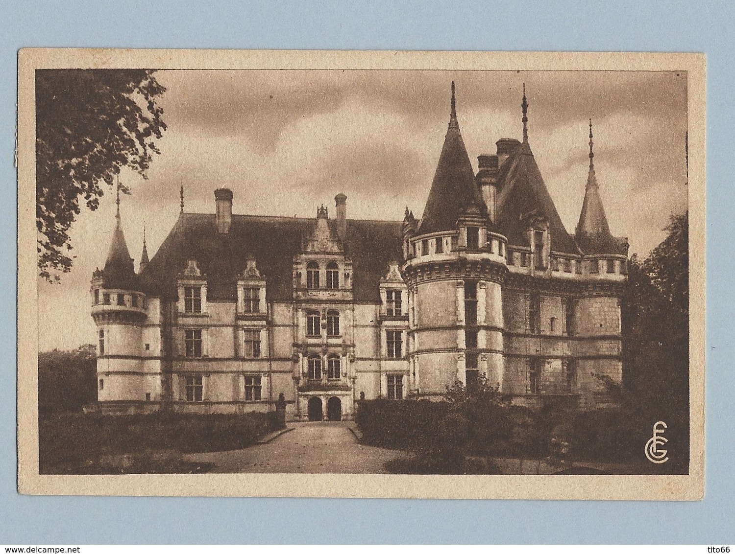 N° 681 Mazelin Seul Sur CP Azay Le Rideau 7/7/47 - 1921-1960: Moderne