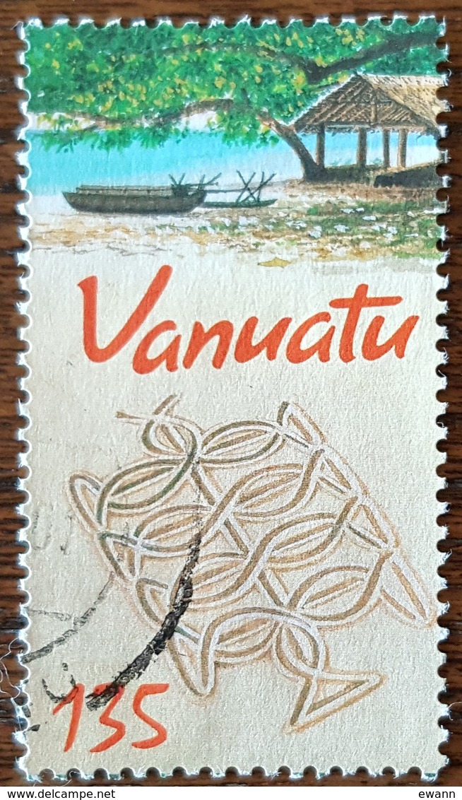 Vanuatu - YT N°1120 - Dessins Typiques Sur Le Sable - 2001 - Oblitéré - Vanuatu (1980-...)