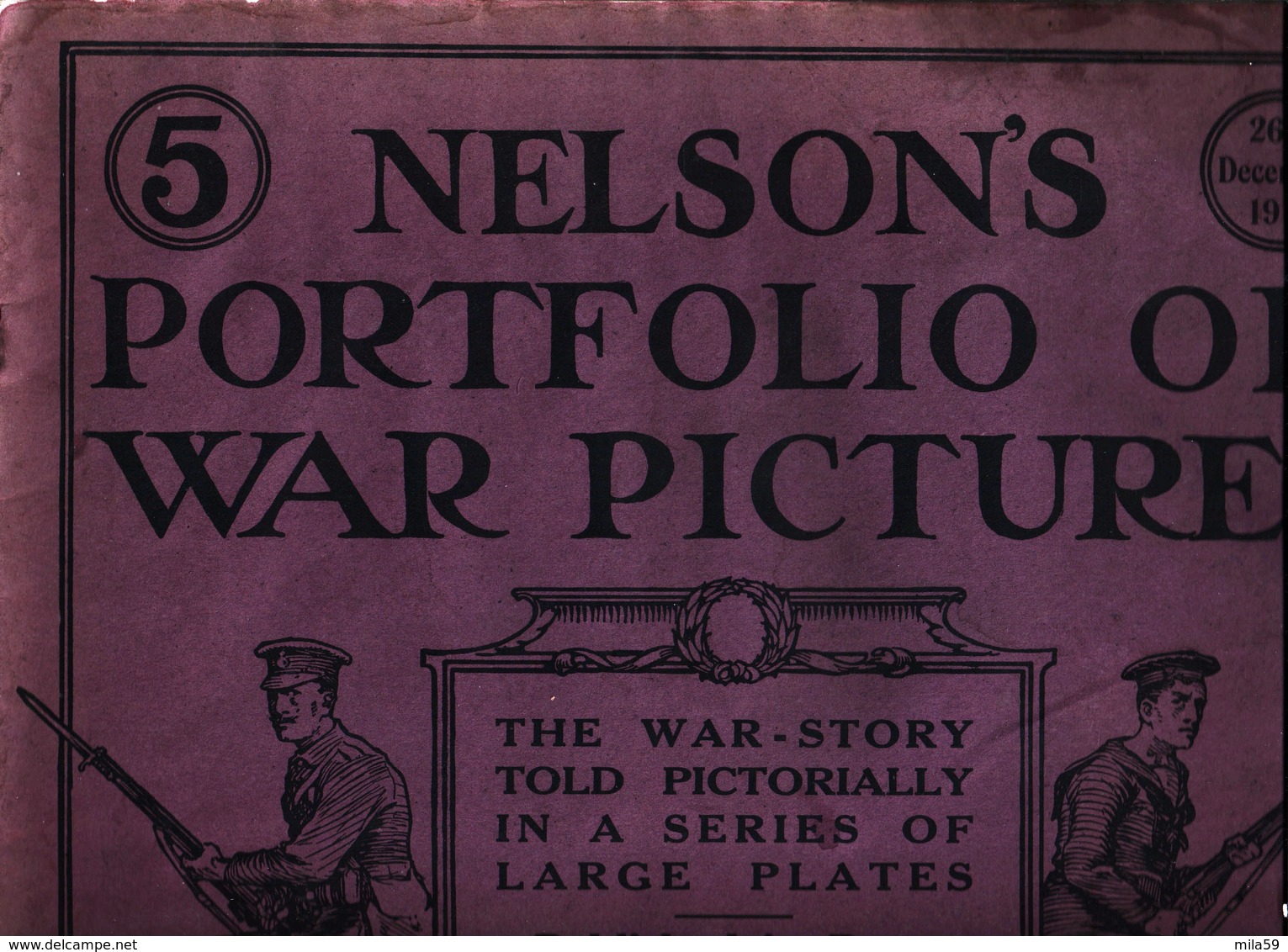 Nelson's Portfolio Of War Pictures. N° 5. 26 Décembre 1914. - War 1914-18